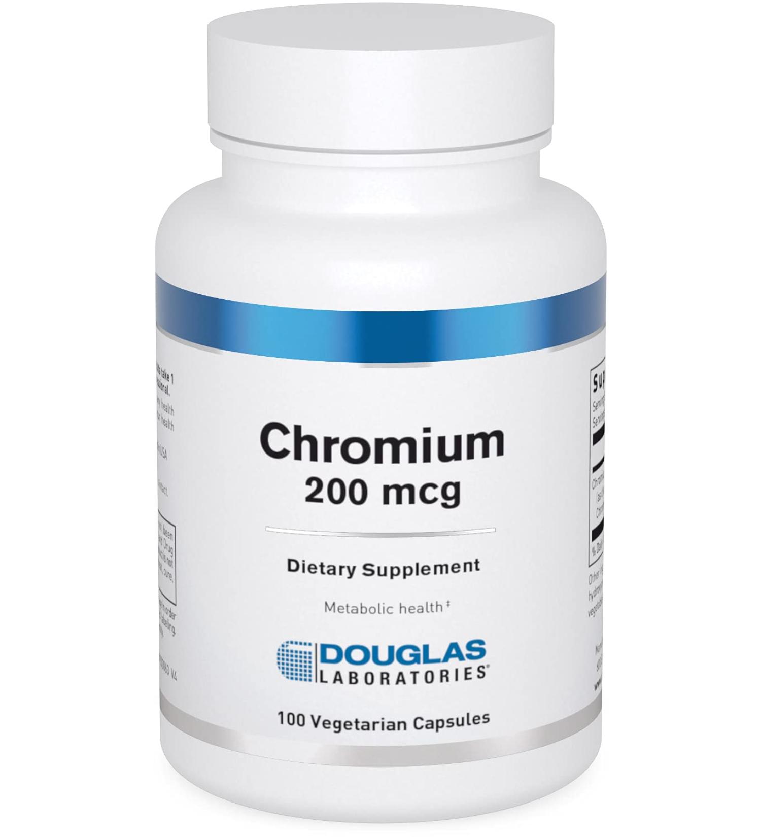 Douglas Laboratories Chromium 200 mcg | Supports Healthy Metabolism | 100 Capsules - Buy Online on GoSupps.com