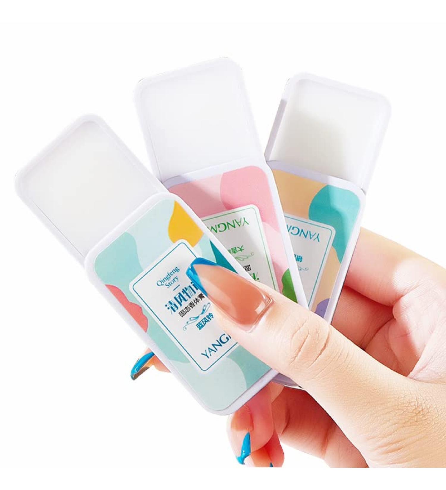 Solid Perfume Set Floral Scent Personal Fragrance All Natural Ancient Chinese Craftsmanship for Women Girls Travel Friendly with Slide Jar - Buy Online on GoSupps.com