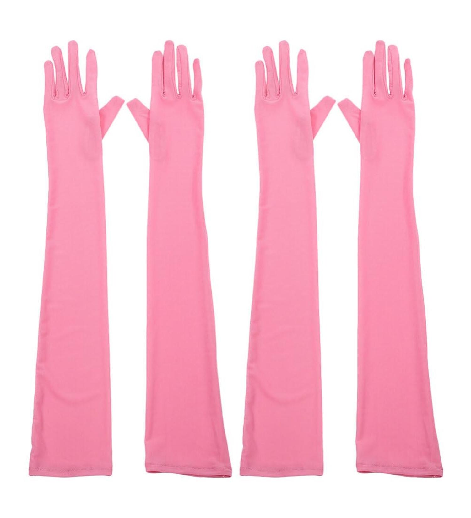 CALLARON 2 Pairs Evening Party Gloves Decorative Gloves Stretchy Gloves Opera Gloves for Women - Buy Online on GoSupps.com