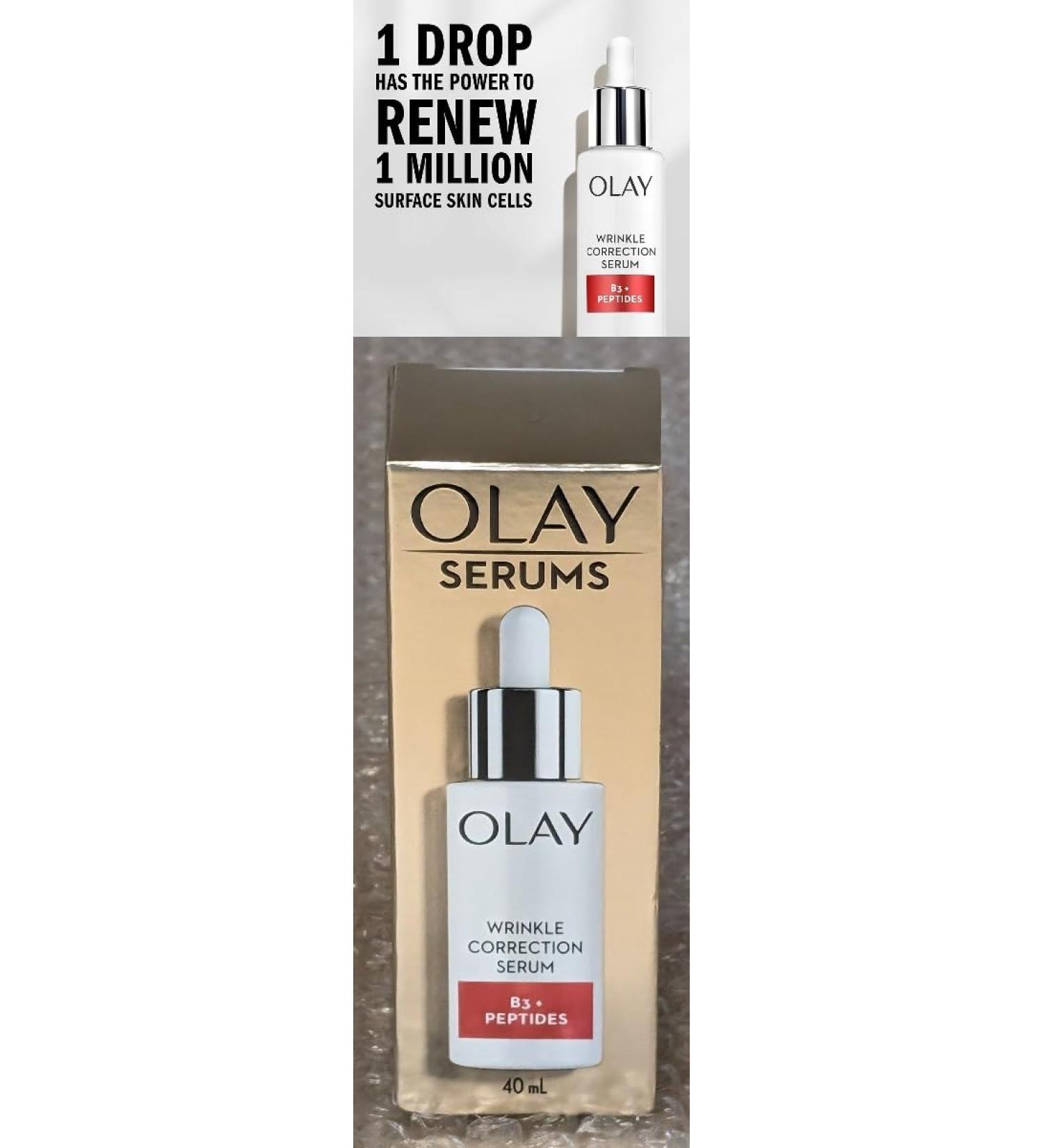 olay serums wrinkle correction serum B3 +peptides