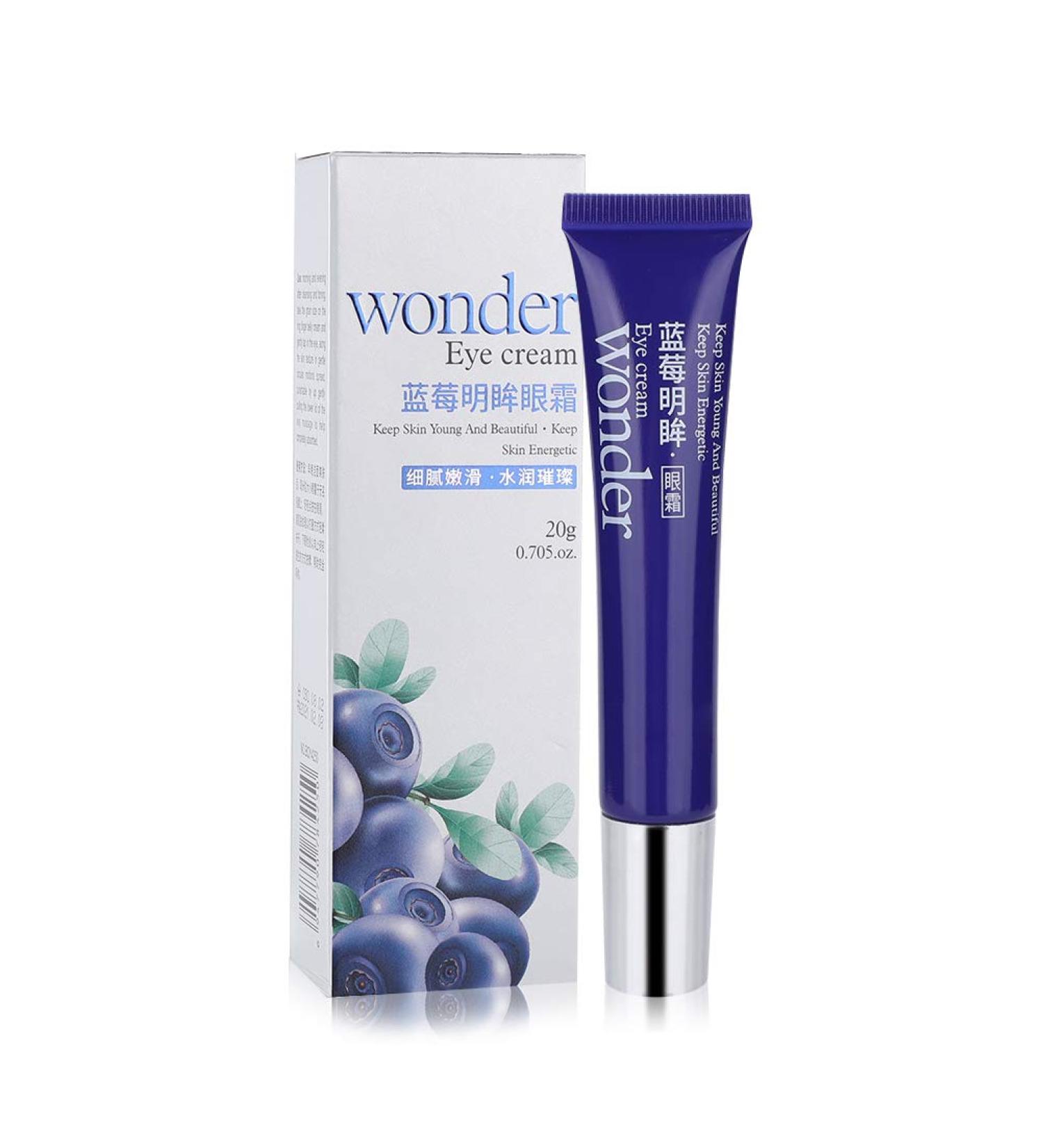 Blueberry Nourishing Eye Cream Dark Circle Cream Contains Blueberry Extract Eye Wrinkle Reduction Essence Promotes Youthful Radiant Eyes - Buy Online on GoSupps.com