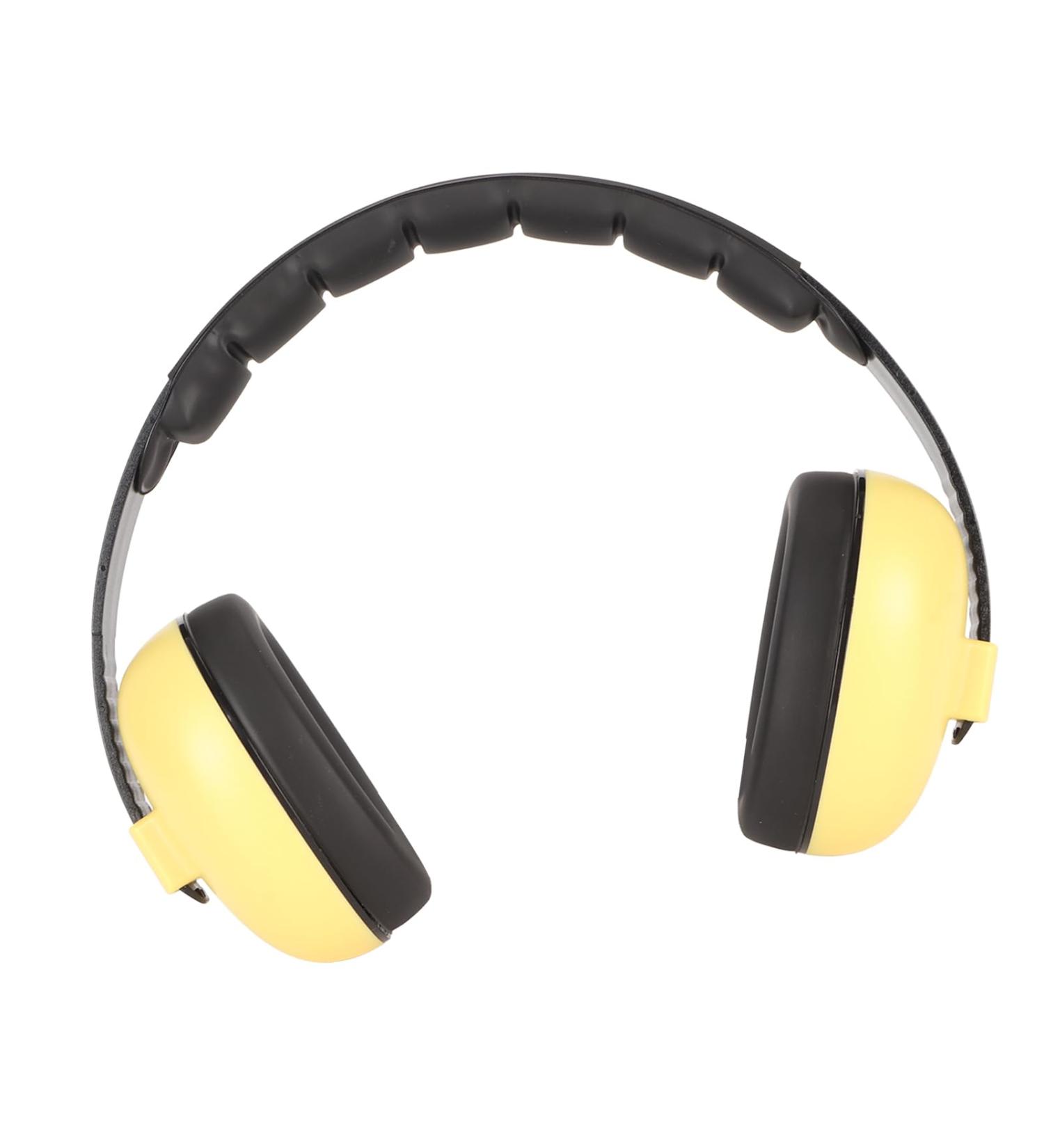 Baby Hearing Protection Earmuffs - Lightweight Durable Foldable & Comfortable Noise Reducing Headphones for Concerts - Yellow - Buy Online on GoSupps.com