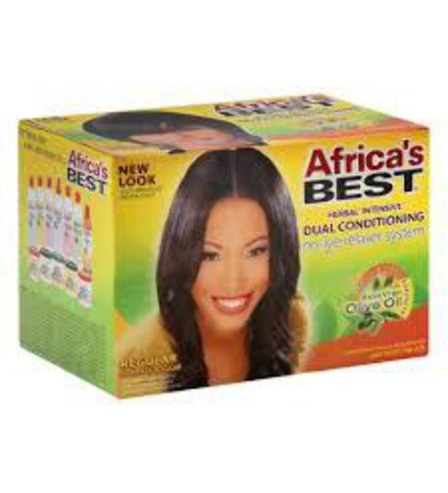 No-lye Dual Conditioning RelAxer System By Africa's Best