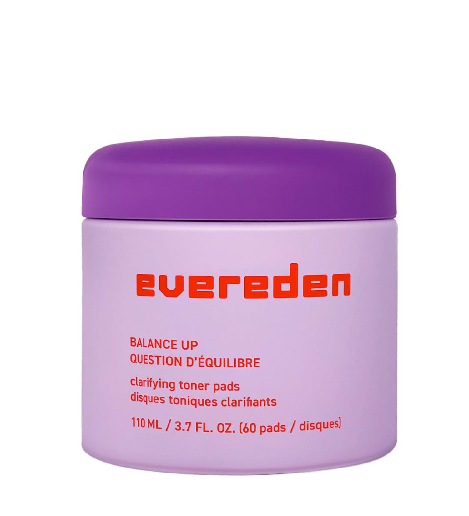 Evereden Balance Up Toner Pads for Face - Clean and Vegan Teen Water-Based Face Toner Pads with Green Tea Chamomile and White Tea for Oily and Pimple-Prone Skin - Balanced Skin & Clog-Free Pores - Buy Online on GoSupps.com