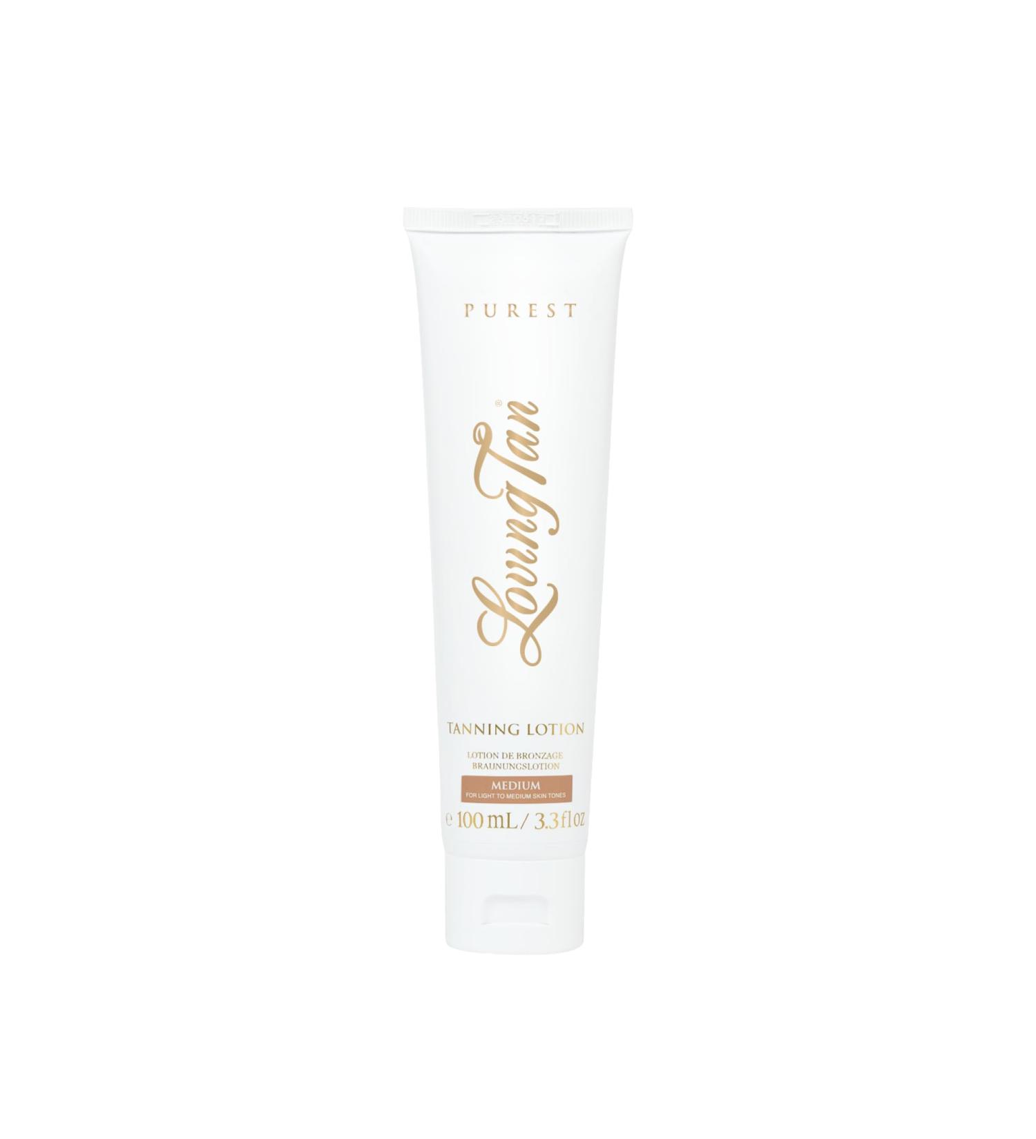 Buy Loving Tan Purest Tanning Lotion Medium - 97% Organic Vegan & Cruelty-Free - Sunless Tanner for a Flawless Glow | International Shipping Available - Buy Online on GoSupps.com