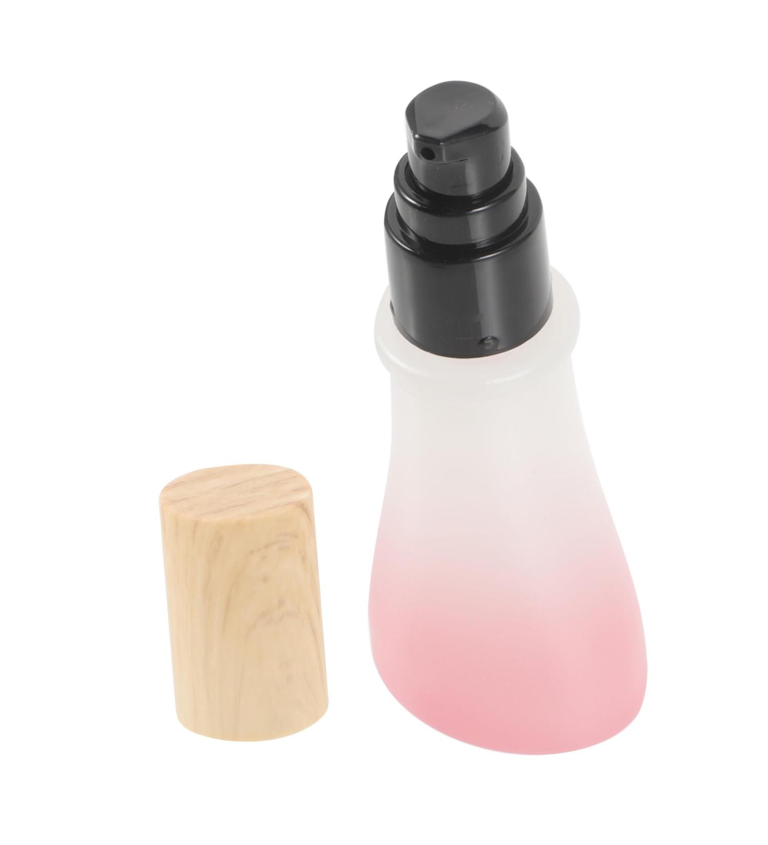 minkissy Mini Containers with Lids Cream Container Sample Containers Lip Balm Jar Beauty Product Pump Jar Empty Lotion Jar Small Jar Makeup Container Travel Glass Small Container Frosted 13x5.2cm Pink - Buy Online on GoSupps.com