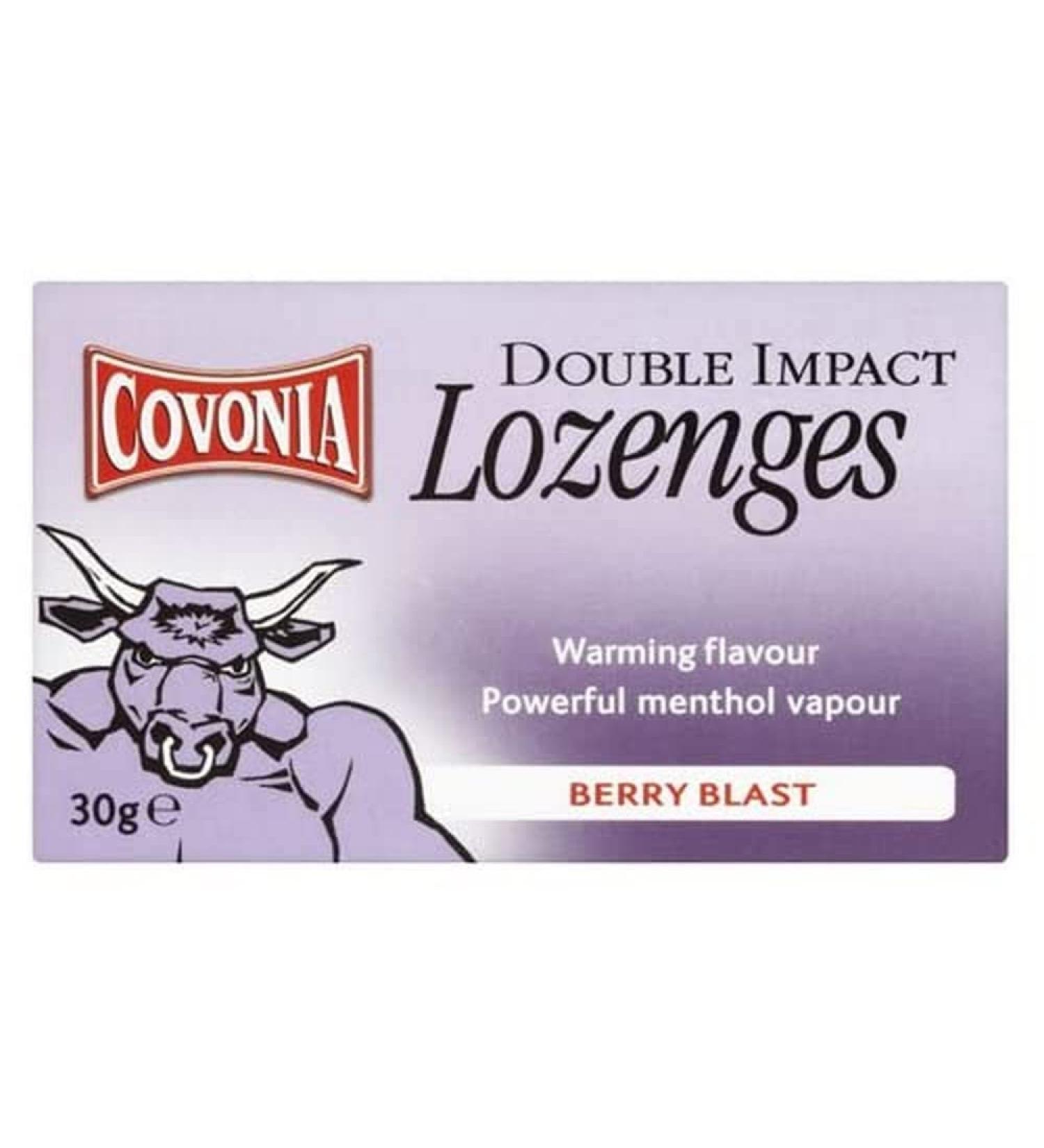 Covonia 30g Double Impact Lozenges Berry Blast