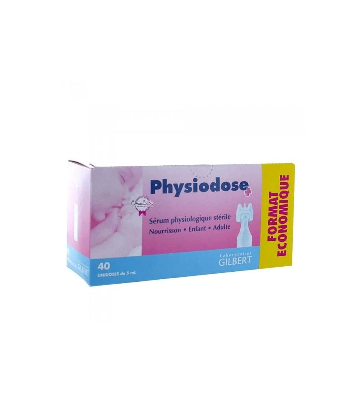 Physiodose Physiological Serum - 40 Single Doses | Convenient Box | Fast Shipping - Buy Online on GoSupps.com