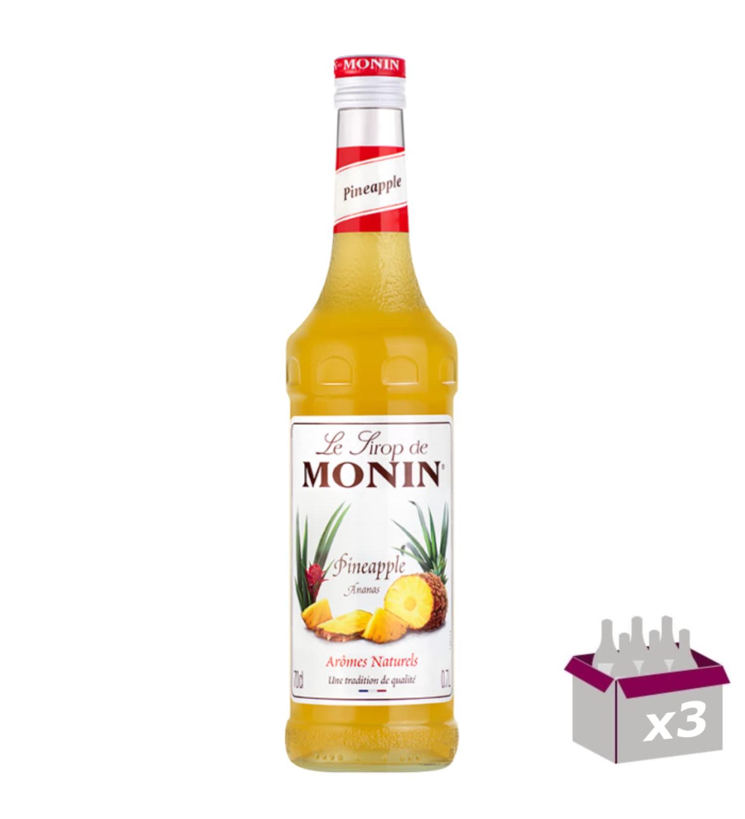 Set of 3 Syrup - Pineapple - 70cl