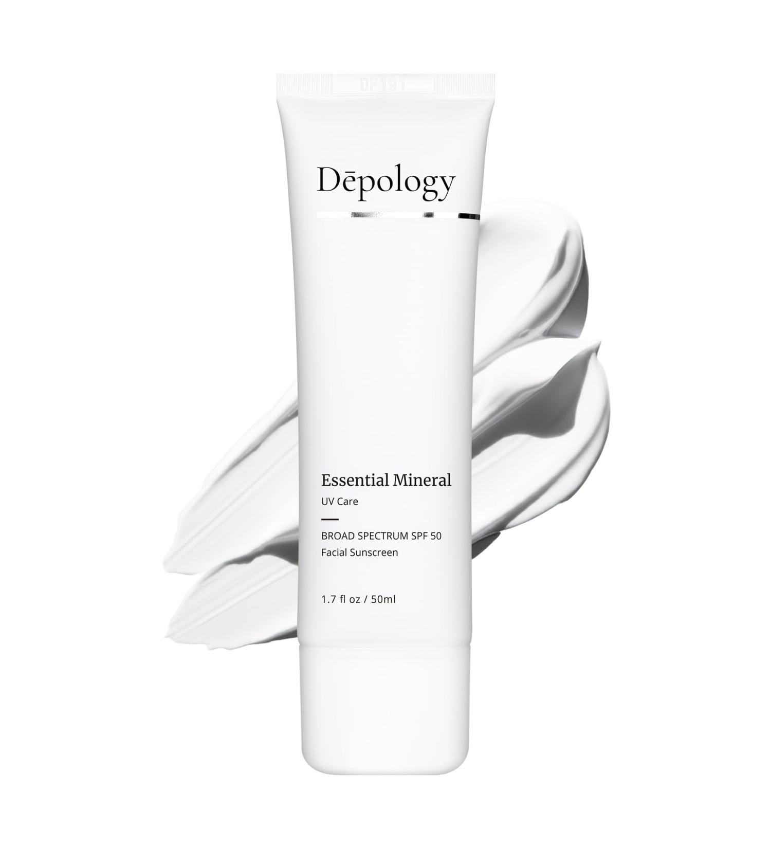 Depology Full Protection SPF 50 PA+ Sunscreen Lightweight Broad Spectrum Daily Sunblock for Face Antioxidant & Anti-Pollution No White Cast For All Skin Types - Buy Online on GoSupps.com