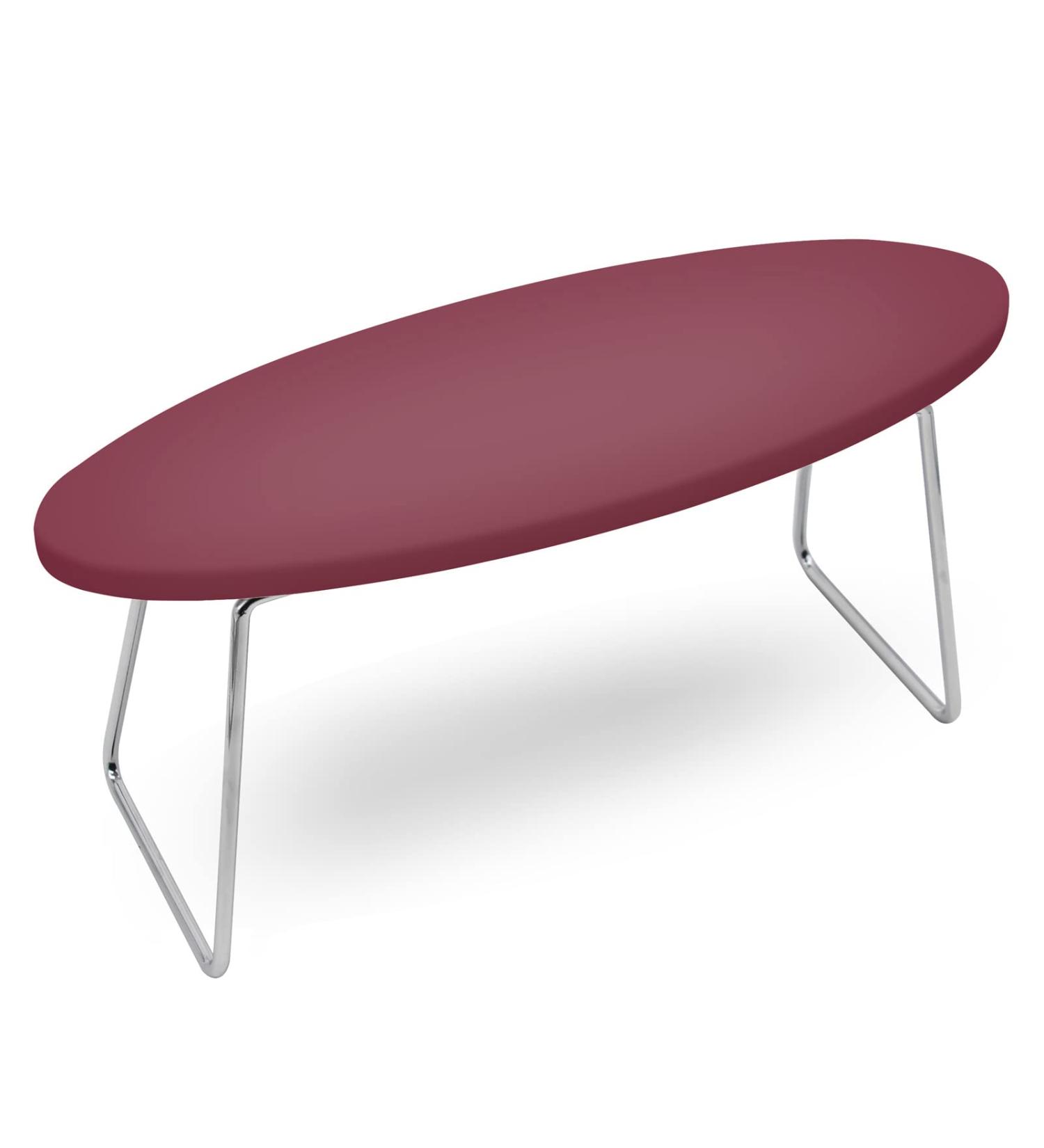 Small Nail Arm Rest Cushion - Portable Manicure Hand Rest for Salon & Home Use - Microfiber Leather - Dark Red - Buy Online on GoSupps.com