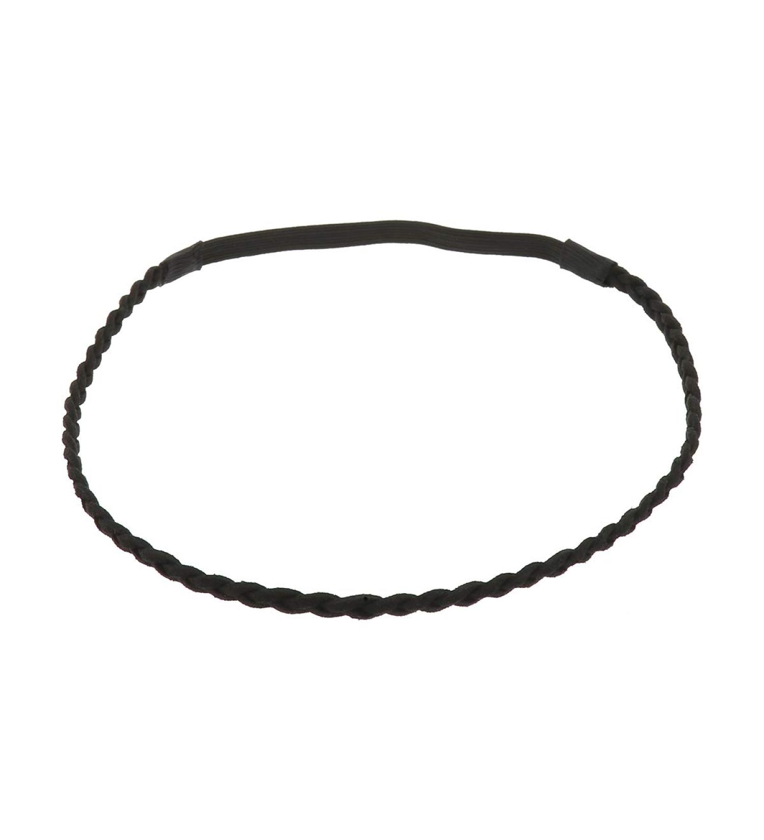 Buy Black Suede Ladies Hair Band - Vintage Braided Velvet Headband for Weddings & Boho Style - Buy Online on GoSupps.com