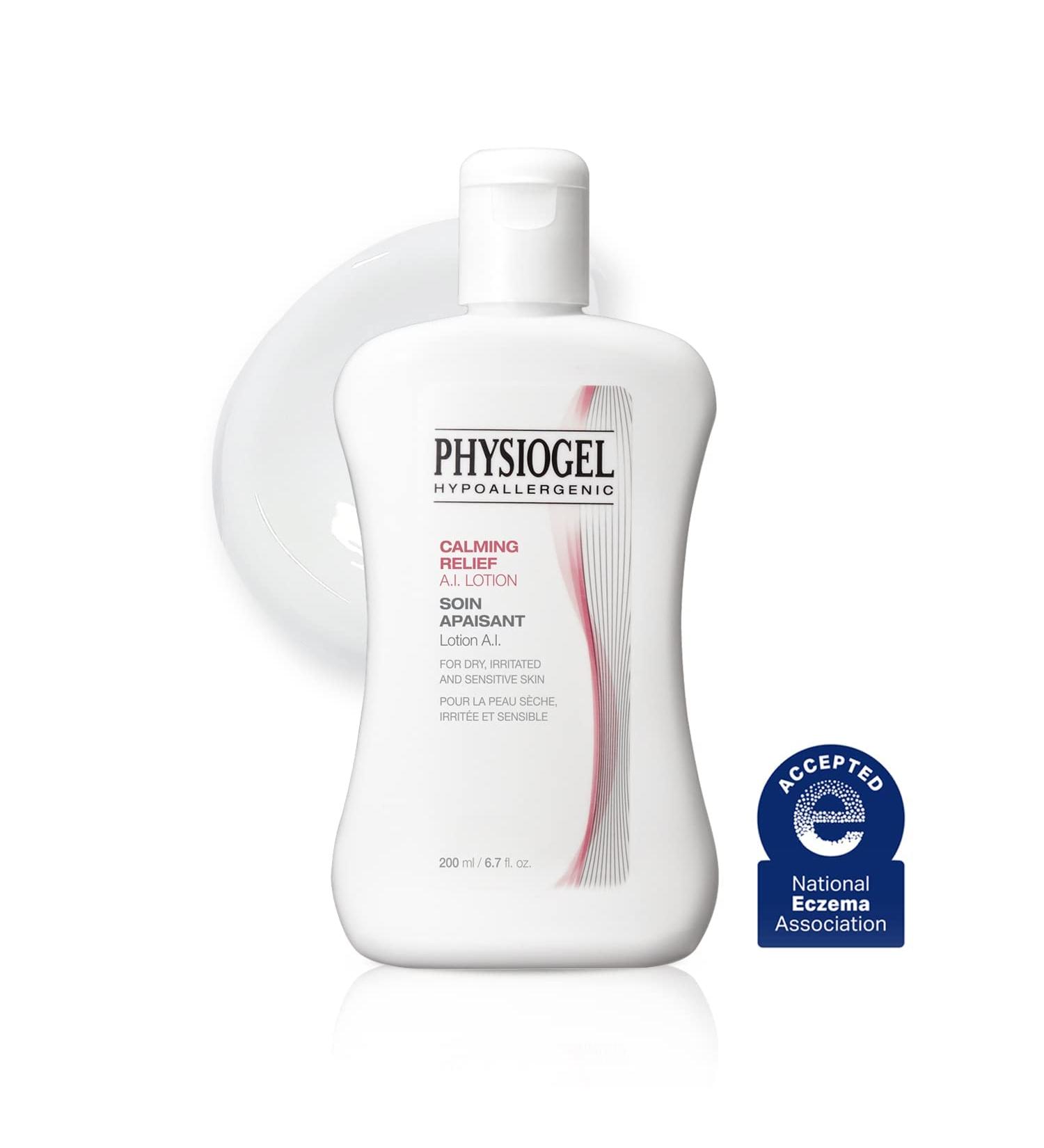 Physiogel Calming Relief A.I. Face Lotion | Soothes Sensitive, Eczema-Prone Skin | Hypoallergenic Formula, 6.7 fl. Oz - Buy Online on GoSupps.com