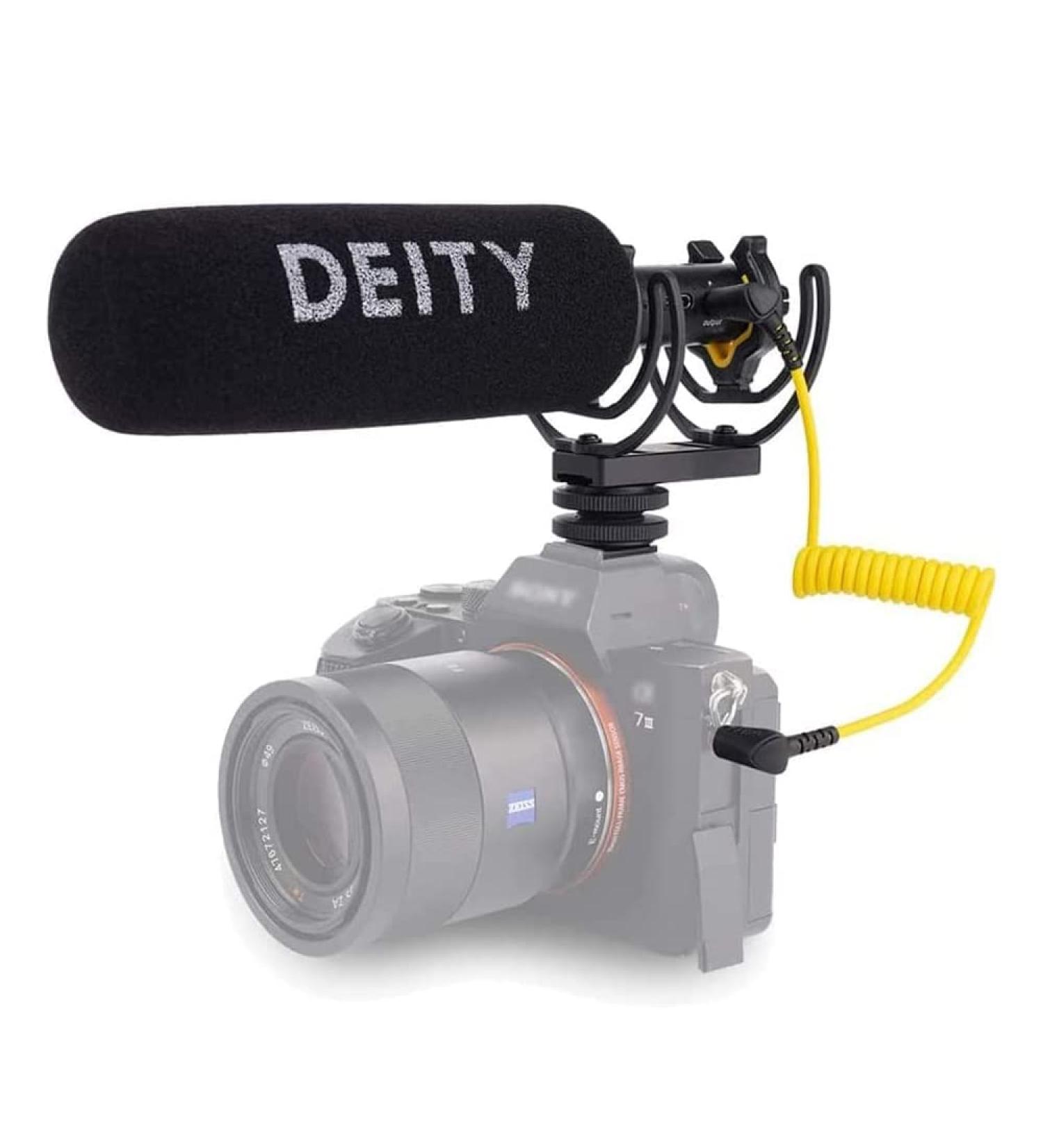 Deity V-Mic D3 Pro Super-Cardioid Shotgun Microphone with Rycote Shockmount - For DSLRs, Camcorders, Smartphones & More - Buy Online on GoSupps.com