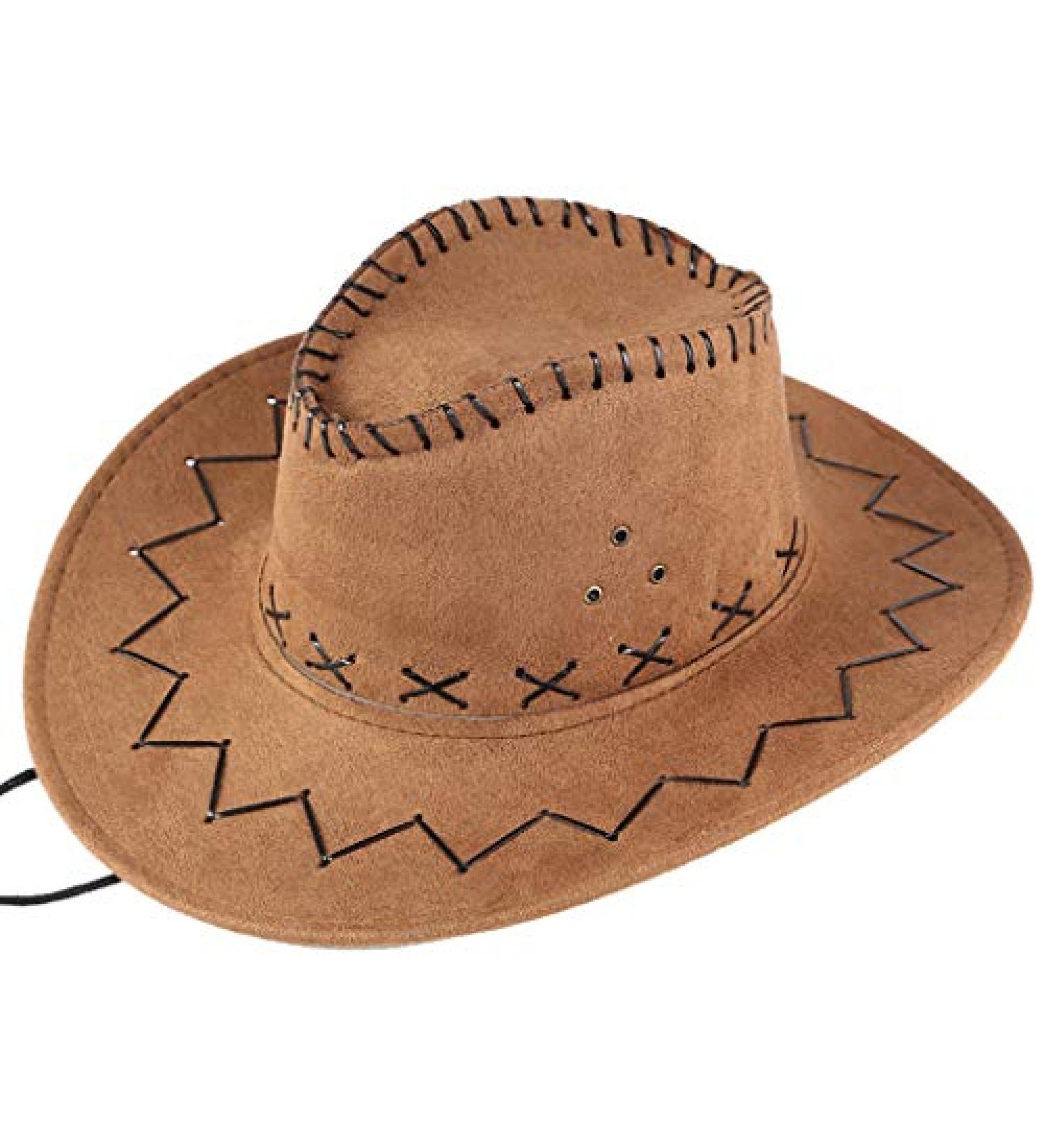 Nubobu Hillbilly Hat Unisex Grassland Sunshade Cap | Mongolian Cowboy Baseball Beer Hat - Khaki - Buy Online on GoSupps.com