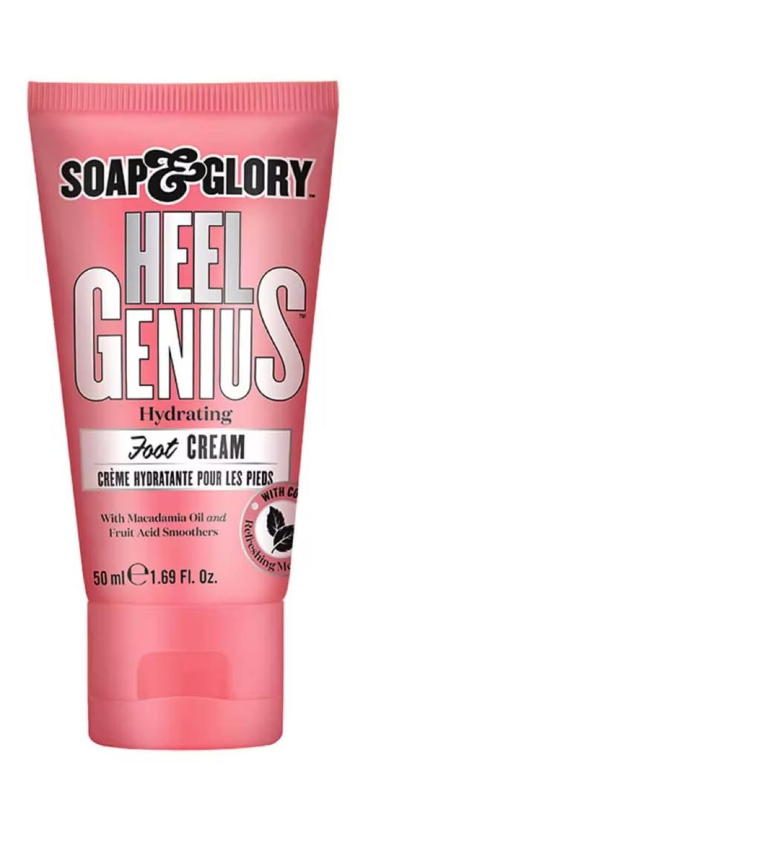 Soap & Glory Heel Genius Travel Size 50ml - Intense Foot Moisturizer for Smooth Skin | International Shipping Available - Buy Online on GoSupps.com
