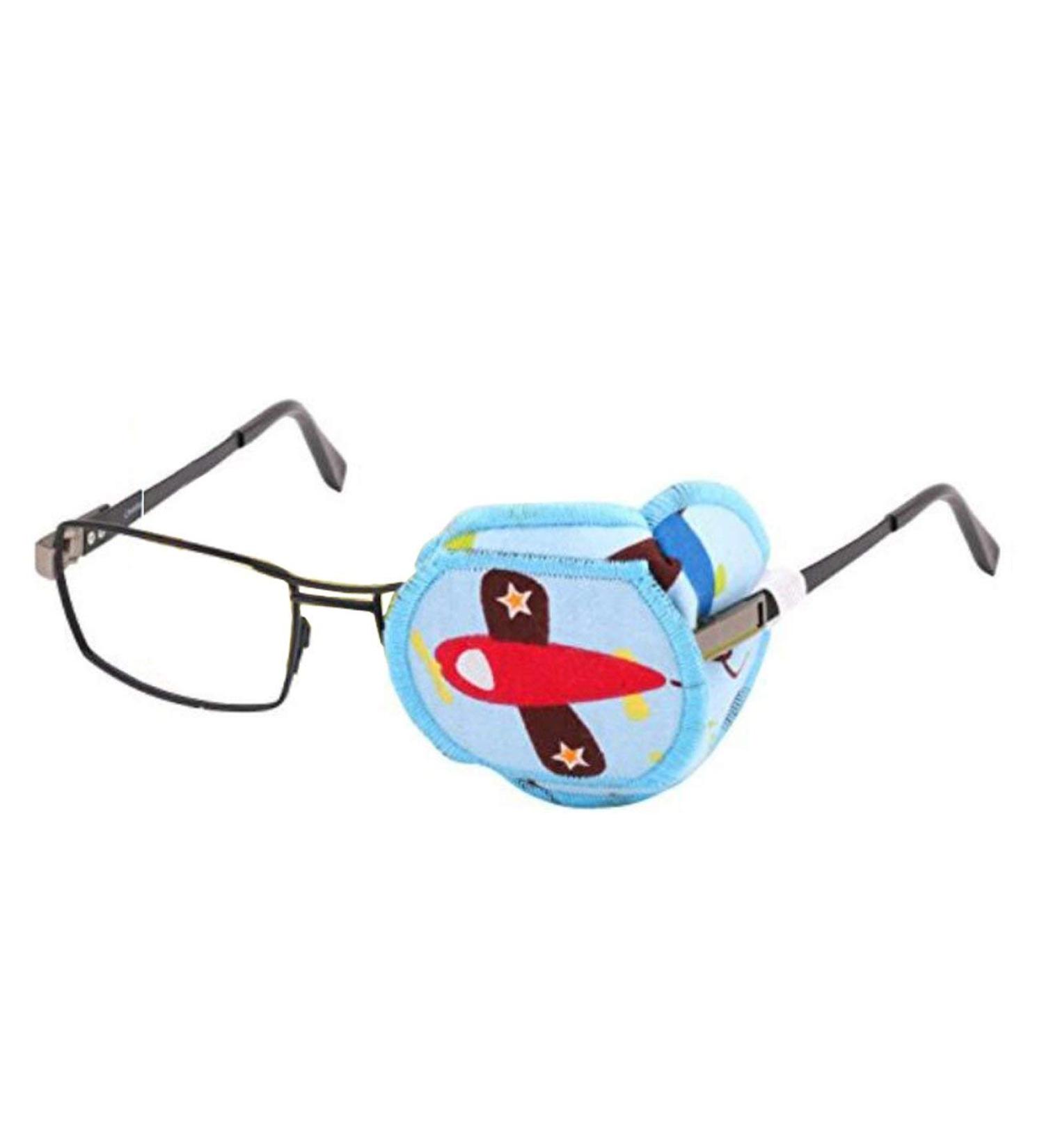 1PCS Pure Cotton Reusable Eye Patch Cartoon Amblyopia Eye Patches Vision Training Eye Patch for Treat Lazy Eye and Strabismus For Kids(Left Eye) - Buy Online on GoSupps.com