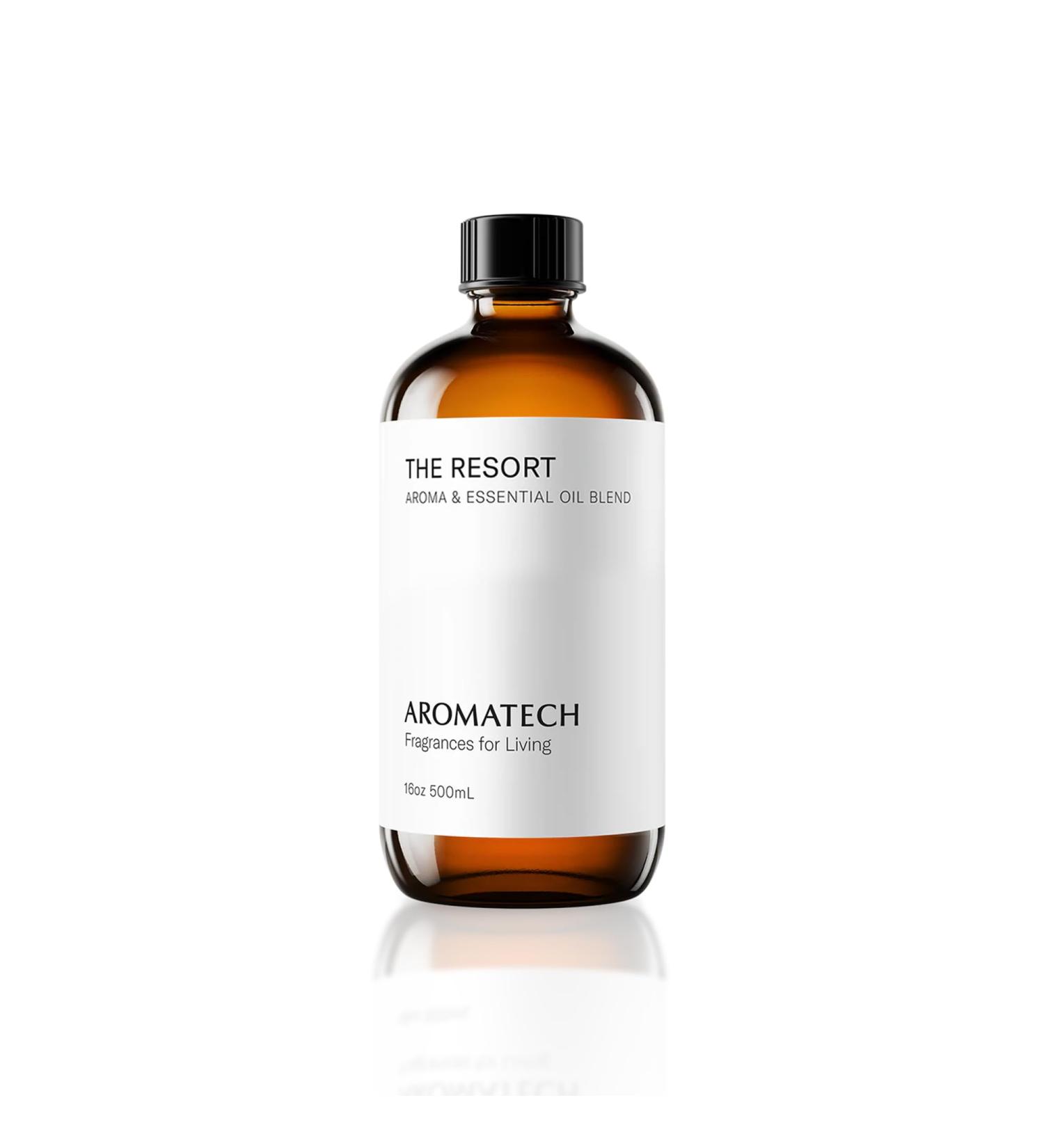 AromaTech The Resort Fragrance Essential Oils - for Aroma Oil Scent Diffusers (16 Fl Oz 500 mL (Pack of 1) The Resort)