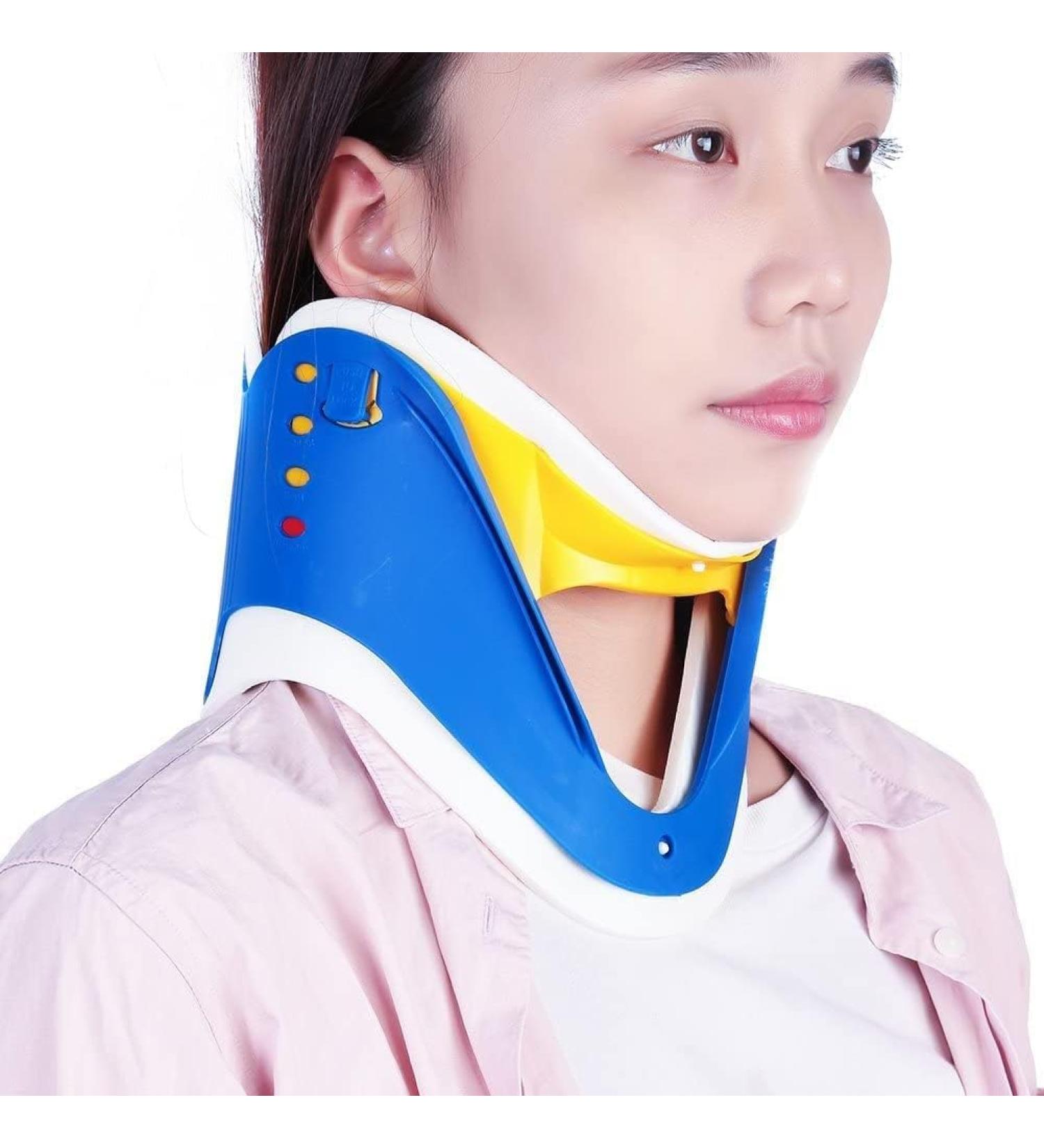 Adjustable Neck Brace for Pain Relief | Cervical Traction Spine Care - Men & Women - Buy Online on GoSupps.com