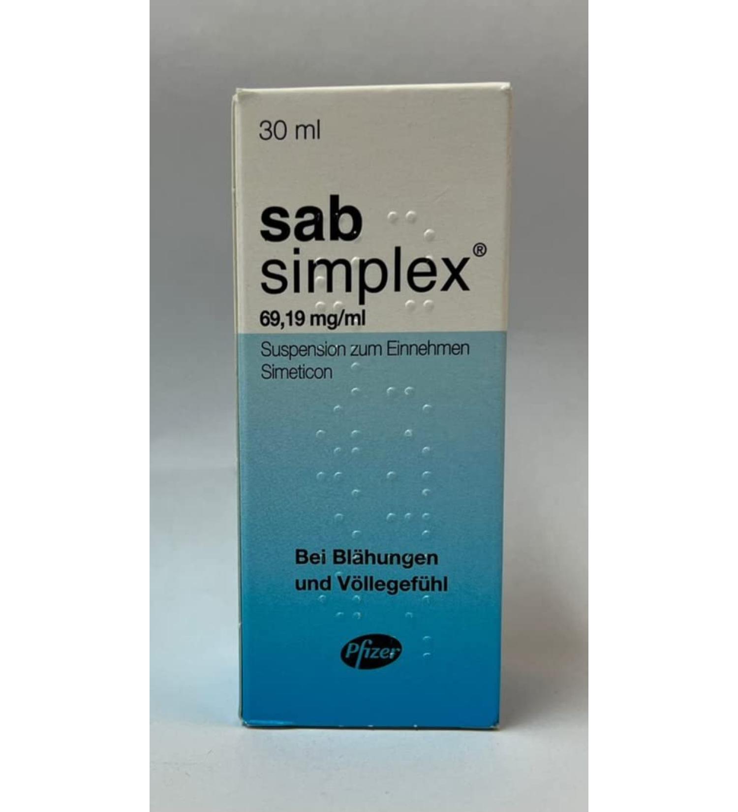 Sab Simplex Bottle 30ml: Fast-Acting Relief for Gas and Colic - Buy Online on GoSupps.com