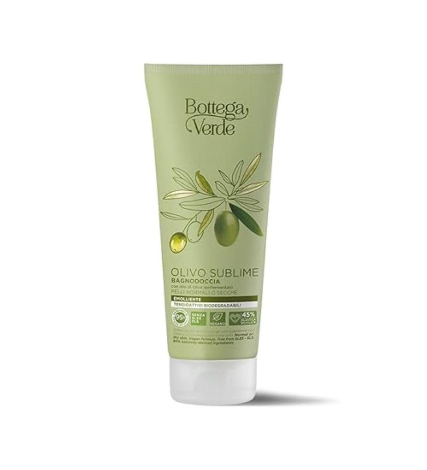  Bottega Verde Olive Sublime - Emollient shower bath - with hyperfermented olive oil and biodegradable surfactants - normal or dry skin - Buy Online on GoSupps.com