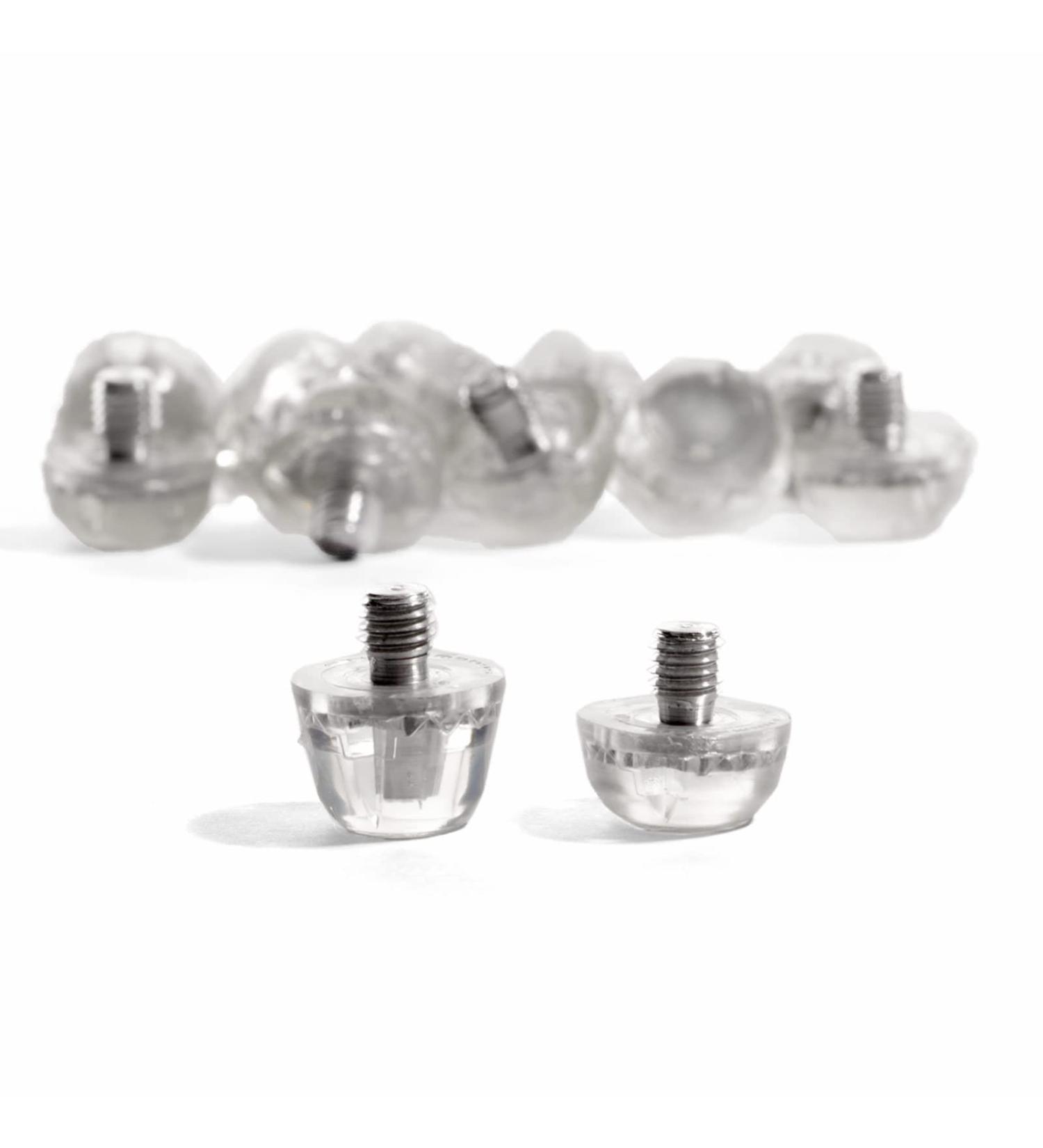 STUDIAMONDS Rubber Football Studs - 12X Standard Thread TPU Clear Studs + 2X Wrench for Enhanced Performance - Buy Online on GoSupps.com