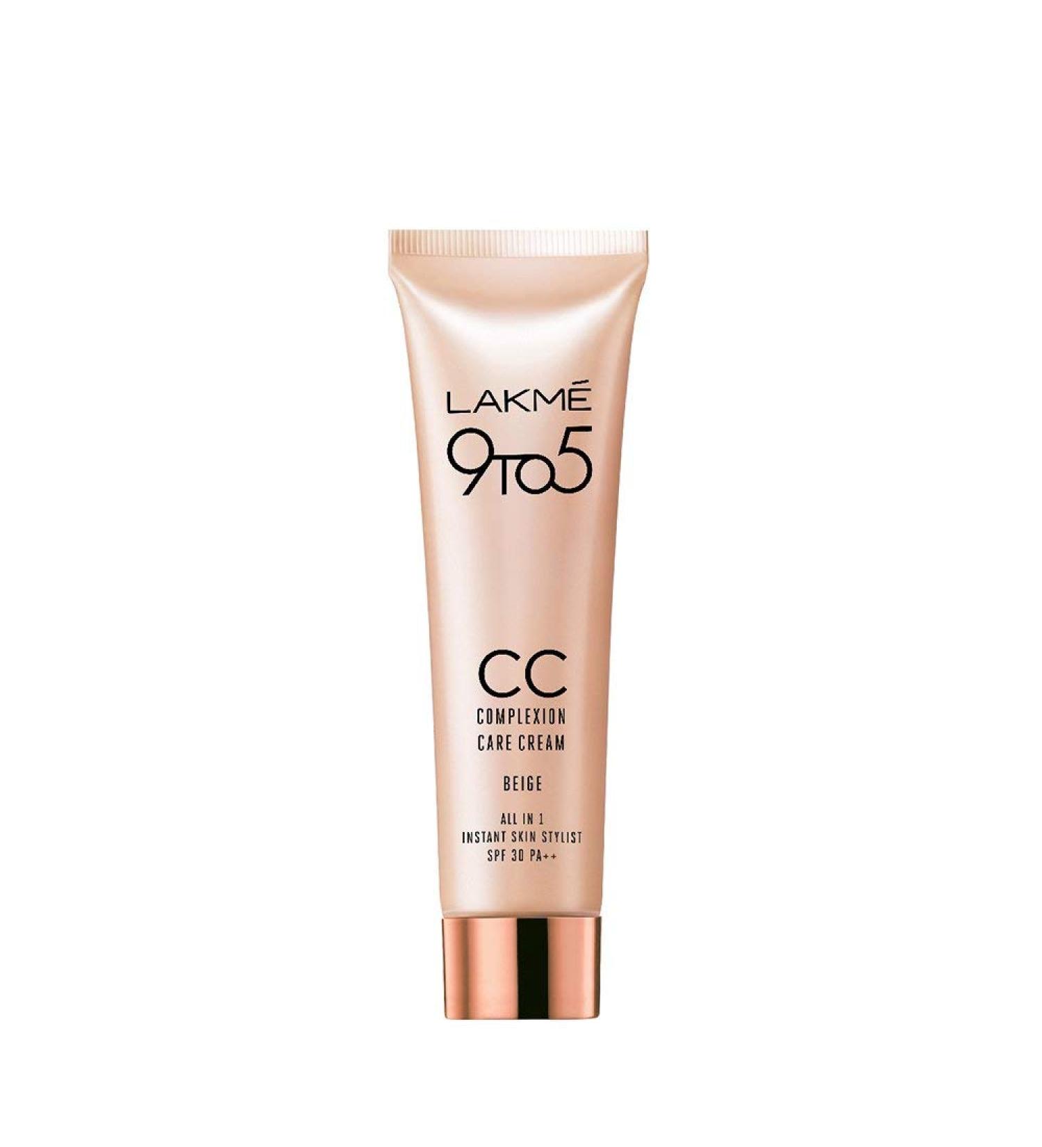 LAK.M 9 To 5 Cc Cream Mini|| 01-Beige|| Light Face Makeup With Natural Coverage For All Skin|| Spf 30-Tinted Moisturizer To Brighten Skin|| Conceal Dark Spots|| 9 G 1 Count - Buy Online on GoSupps.com