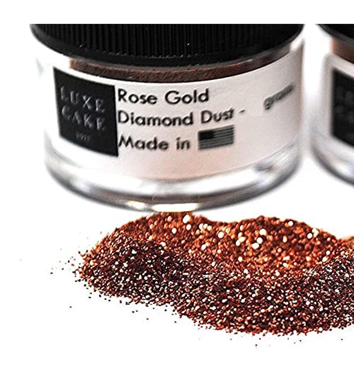 ROSE GOLD Luxury Diamond Dust, 6 grams, USA Made