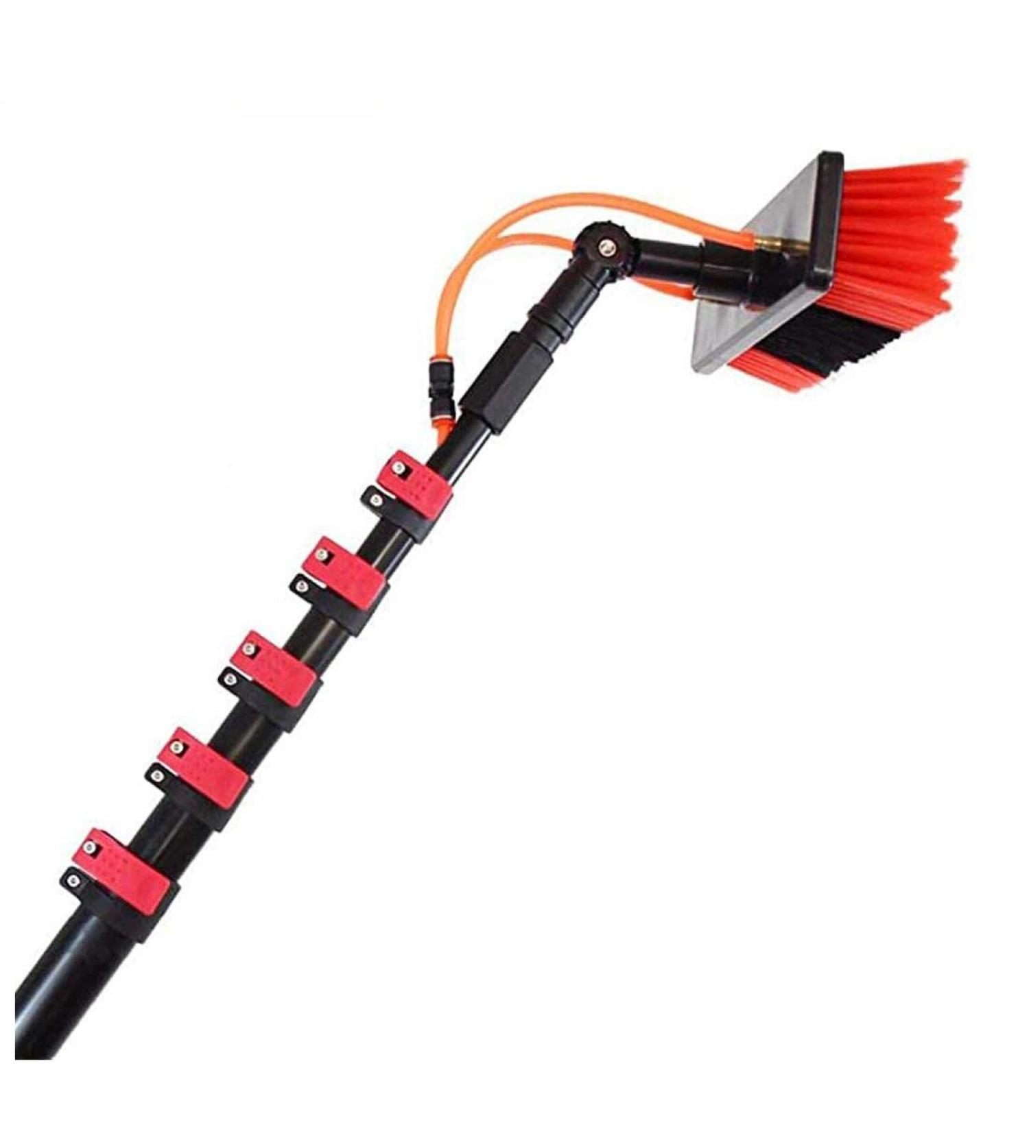 Photovoltaic Panel Window Cleaning Telescopic Pole Water Fed Extendable Brush Suitable For Cleaner Conservatory Roof Photovoltaic Panel Cleaning 10.8 M/35.4 Ft - Buy Online on GoSupps.com