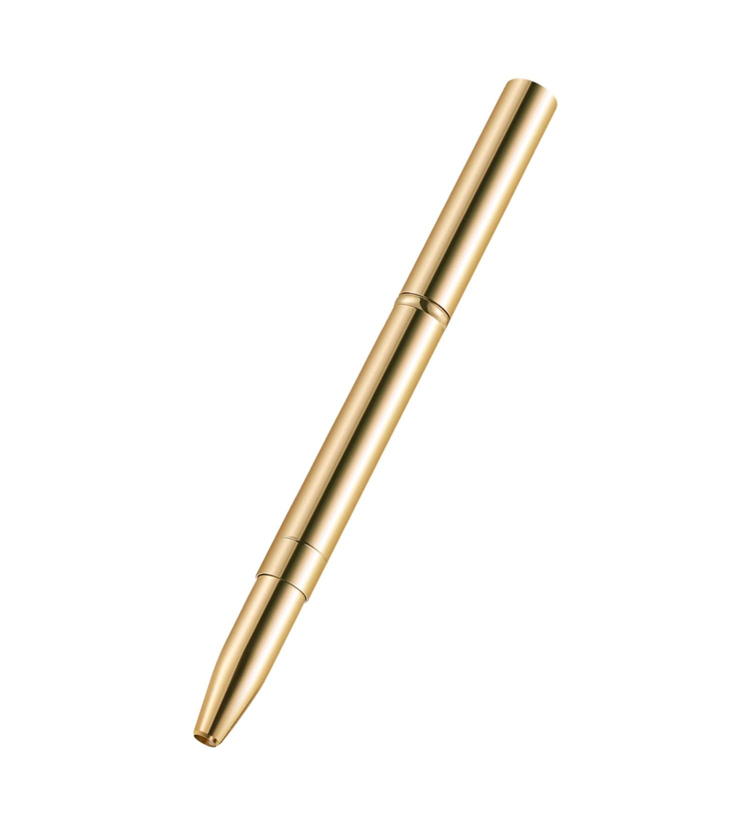 Buy Mobestech Dual End Lip Brush - Retractable Makeup Tool for Lipstick Concealer & Eyeshadow | Perfect for Women & Girls - Buy Online on GoSupps.com