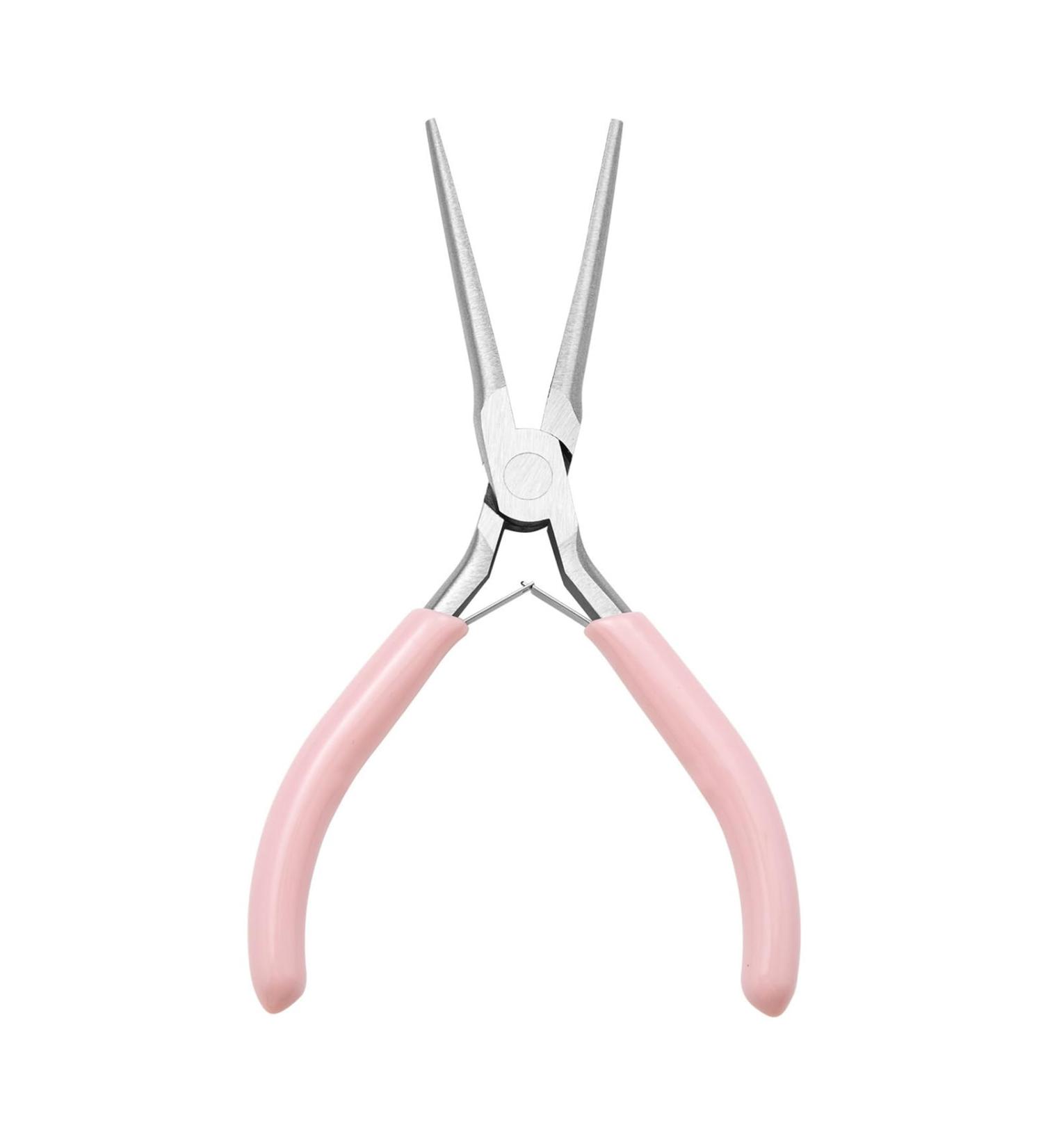 Nail Clips Acrylic Gel Extension Quick Building Shaping Tweezers Pink Design Stainless Steel Manicure Pinching Tools Professional Acrylic Nails Building Tools UV Gel Nails Shaping Tweezers - Buy Online on GoSupps.com