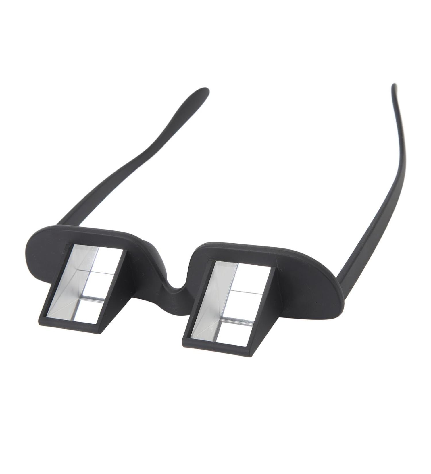 Buy Horizontal Reading Prism Glasses - Perfect for Bedridden Use & Comfortable Viewing - 90-Degree Light Lazy Glasses for TV & Mobile - Buy Online on GoSupps.com