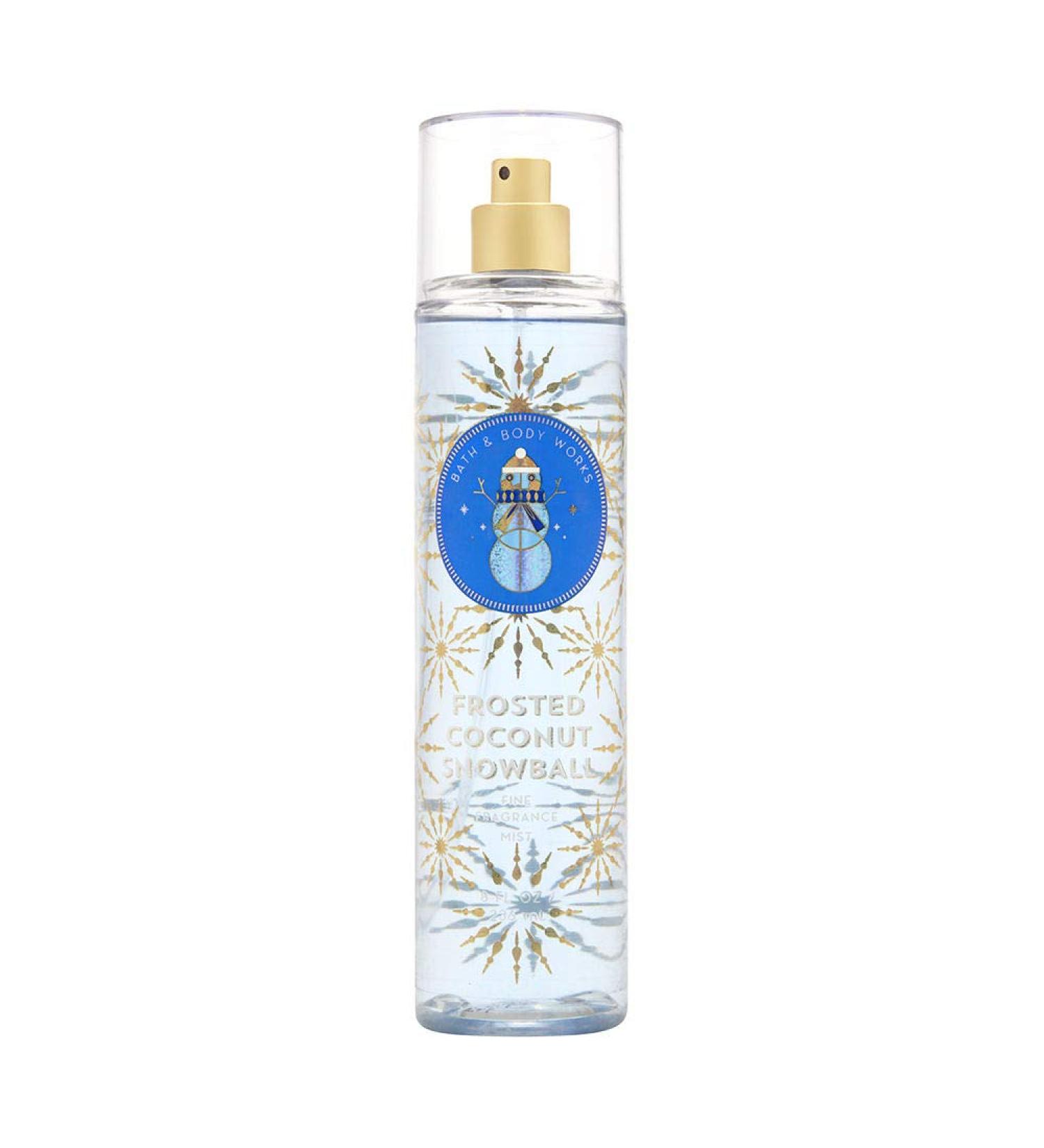 Bath & Body Works Frosted Coconut Snowball Fine Fragrance Mist 8 Ounce