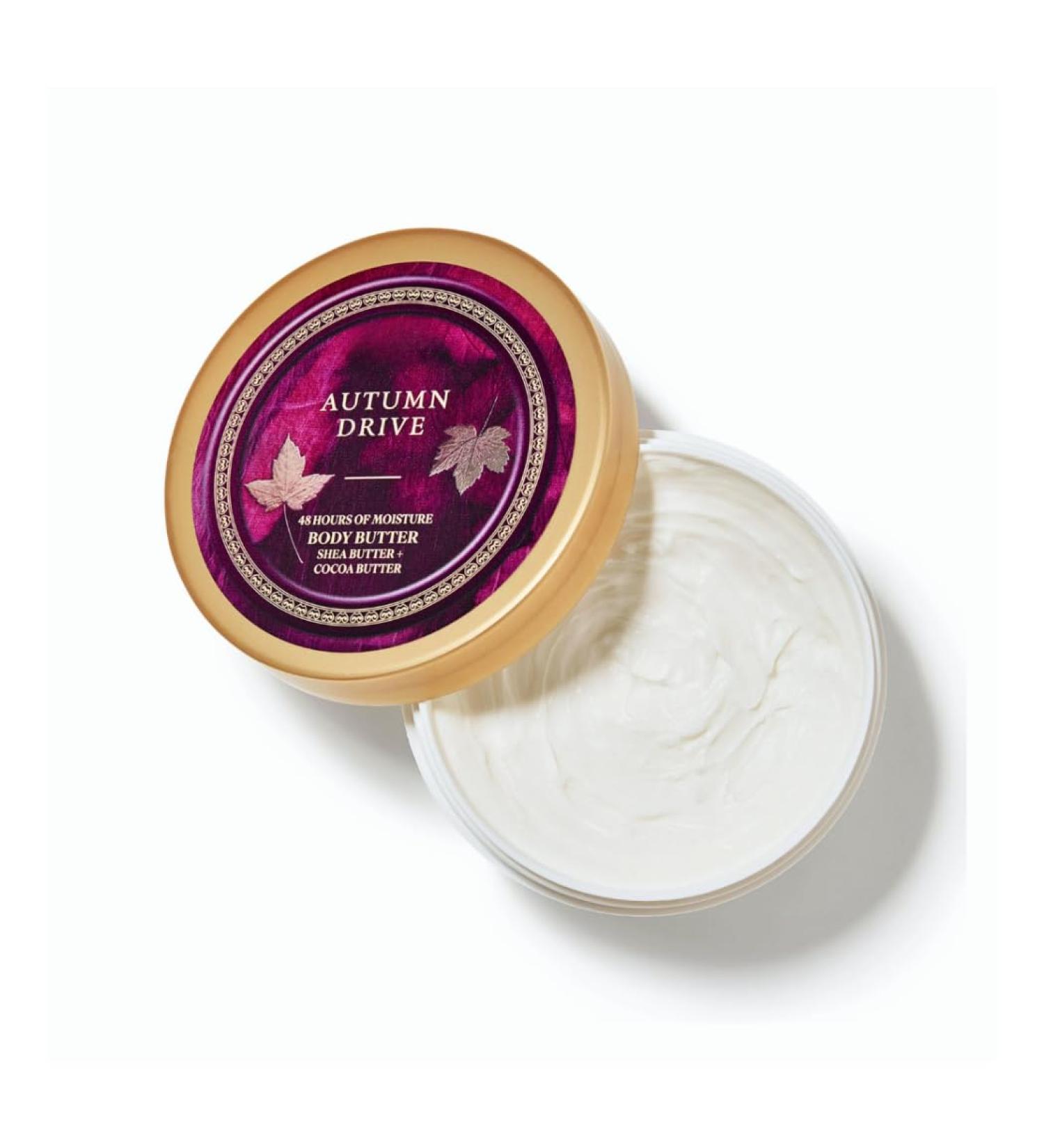 Bath & Body Autumn Drive Whipped Body Butter 8 oz / 226 g (Packaging Artwork Styles May Vary)
