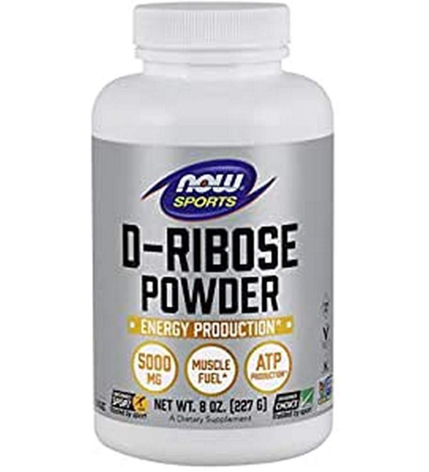 NOW D-Ribose Powder, 227 g