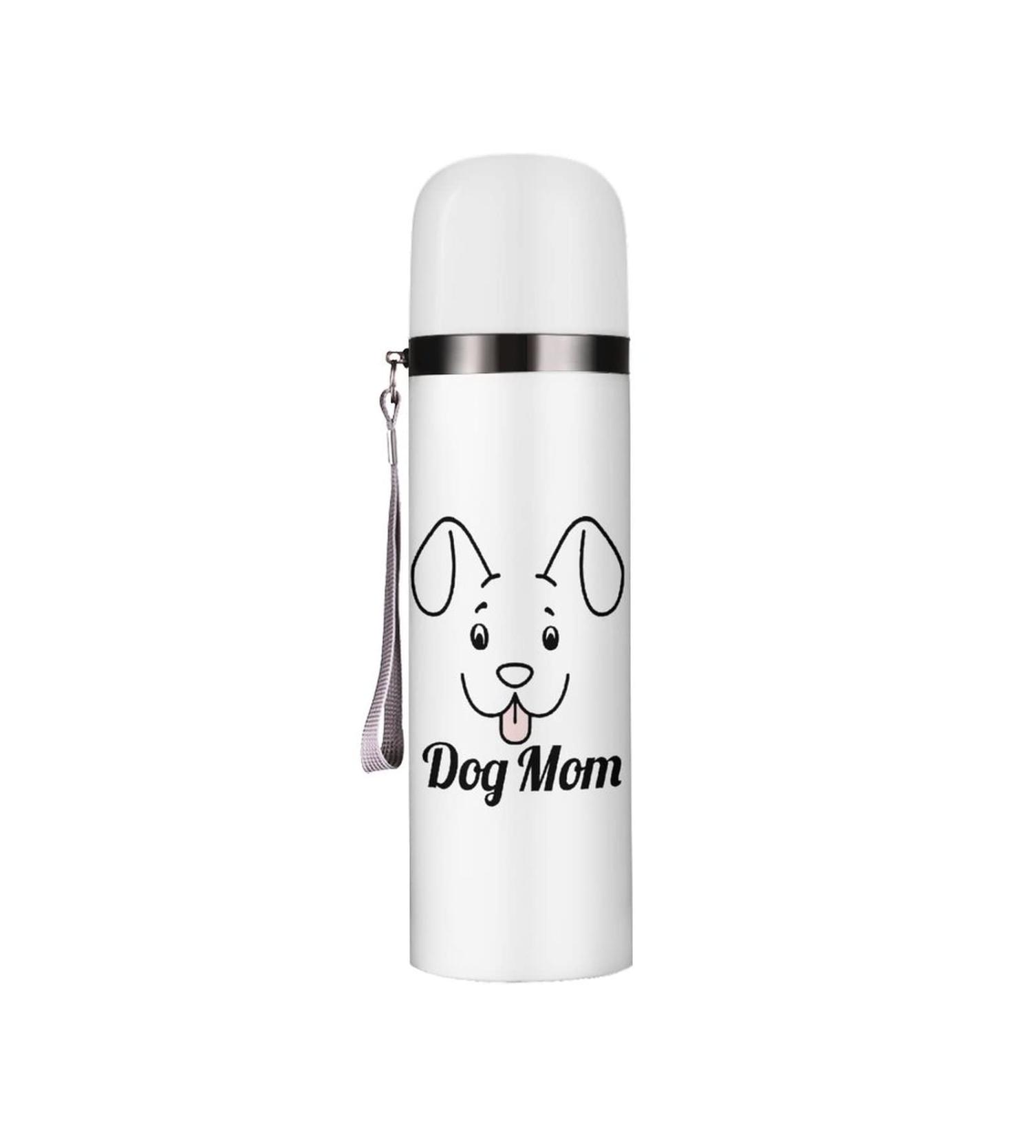 Dog Mom Insulated Water Bottle 19 OZ Stainless Steel Travel Mug For Drink Sports Camping Hiking Outdoors - Buy Online on GoSupps.com