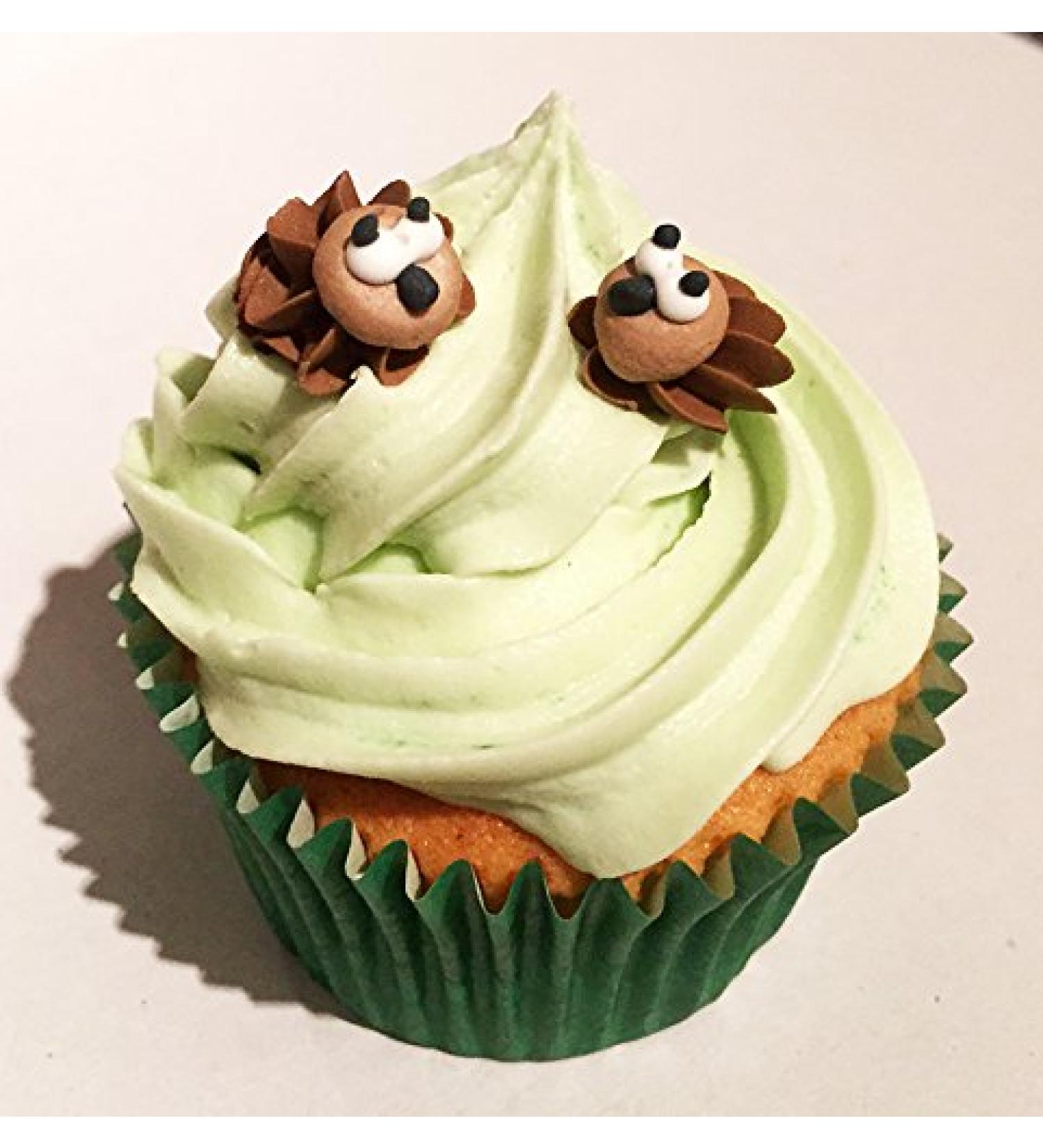 12 Sugar Mini Hedgehogs - Beautiful Edible Cake Decorations - Buy Online on GoSupps.com