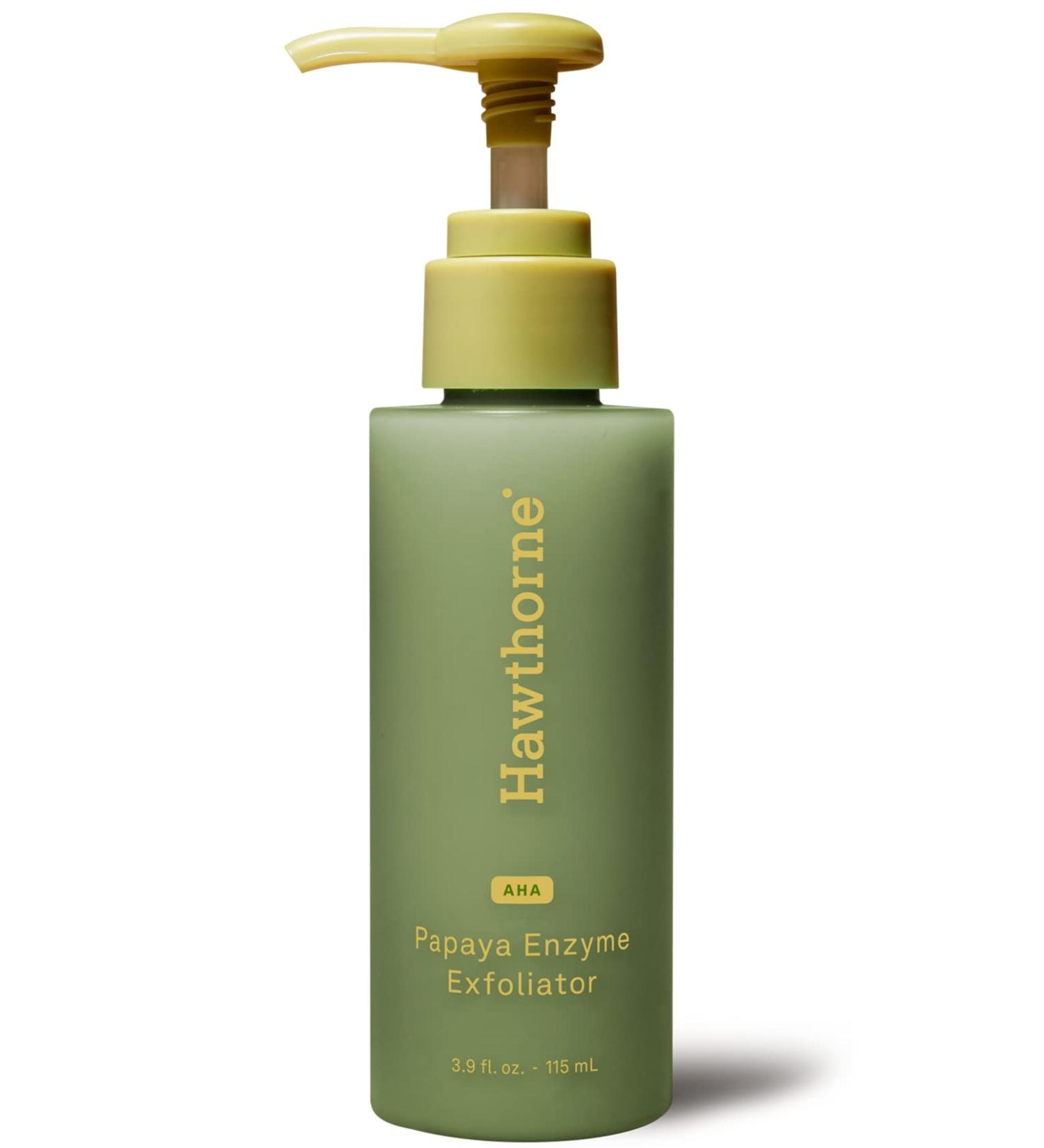 Hawthorne Men's Papaya Enzyme AHA Exfoliator | Face Treatment for Dull Skin Smooths Bumps & Opens Pores | 3.9 Fl Oz - Buy Online on GoSupps.com