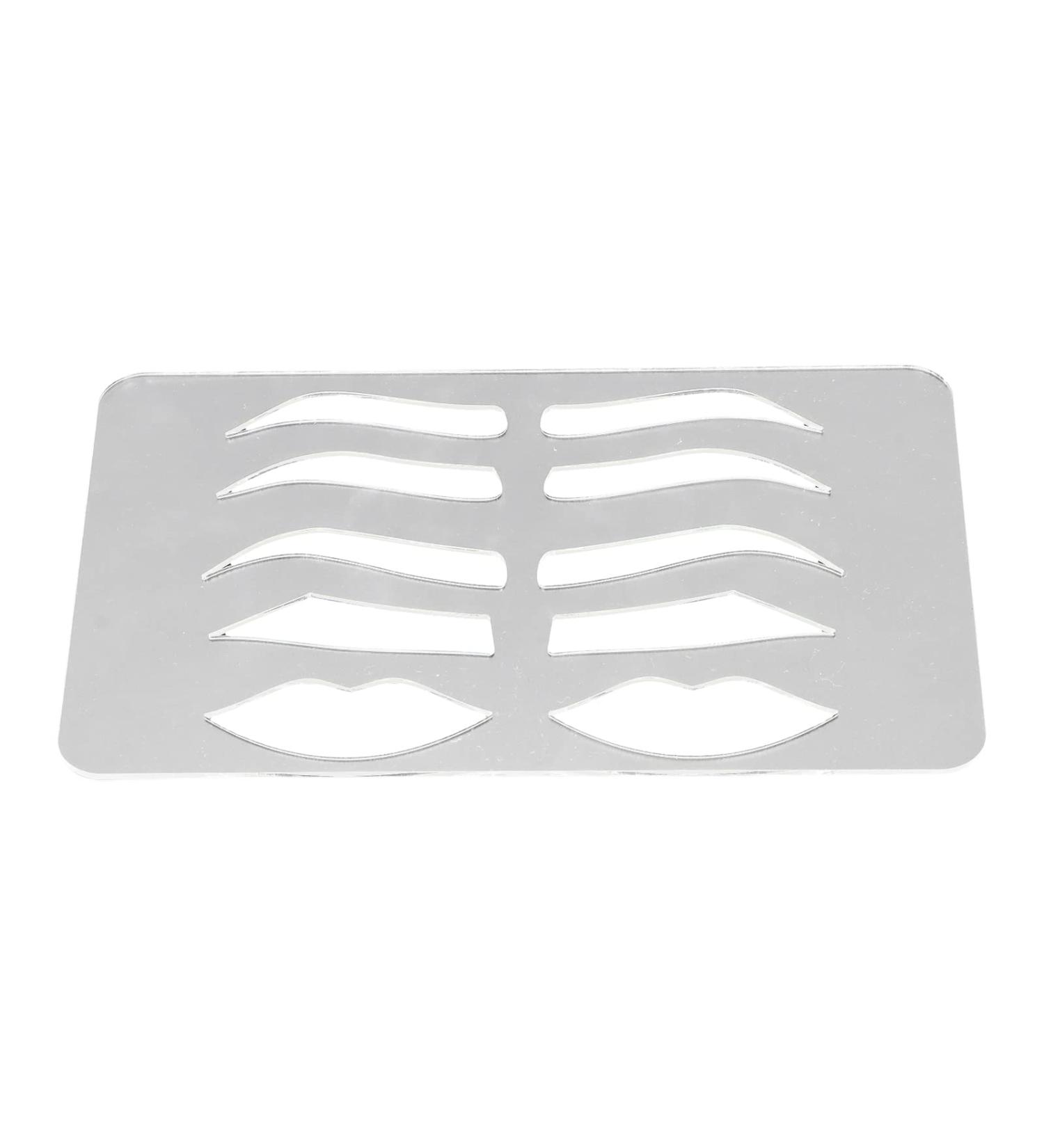2-in-1 Reusable Eyebrow & Lip Template | Professional Microblading Accessories for Beginners - International Shipping Available - Buy Online on GoSupps.com