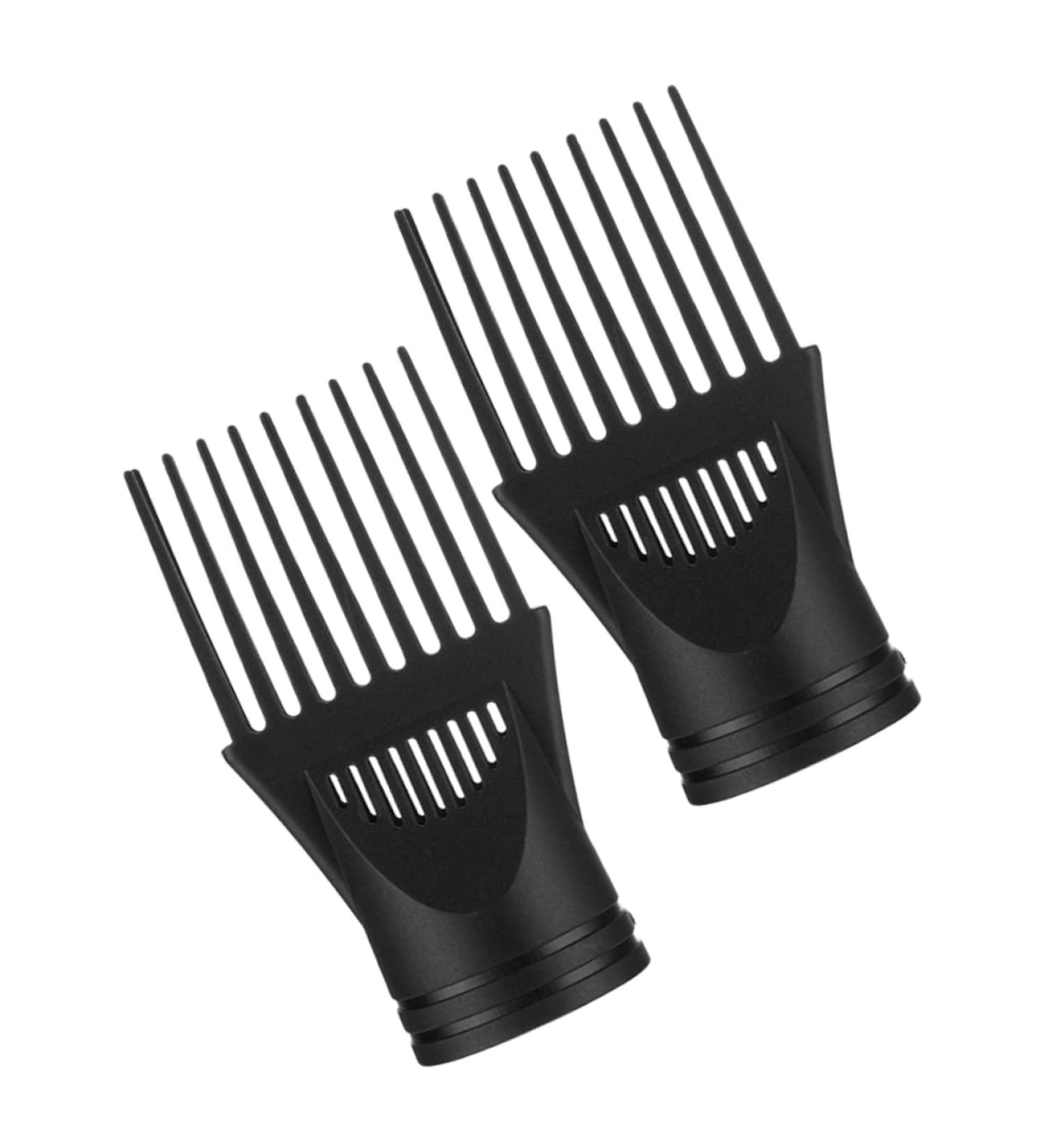 Hair Dryer Comb Attachment: 2pcs Hair Dryer Comb Accessories Universal Hair Dryer Nozzle Comb Attachment - Hairdressing Styling Salon Tool for Barber Shop - Buy Online on GoSupps.com