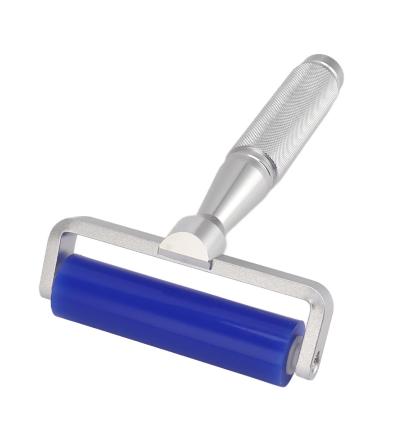 Eujgoov Rouleau Anti-Poussi re en Silicone Nettoyeur Manuel avec Poign e en M tal Rouleau Collant Statique pour l' pilation et Le Nettoyage de la Poussi re en Atelier Maison Cuisine (8 Pouces) - Buy Online on GoSupps.com