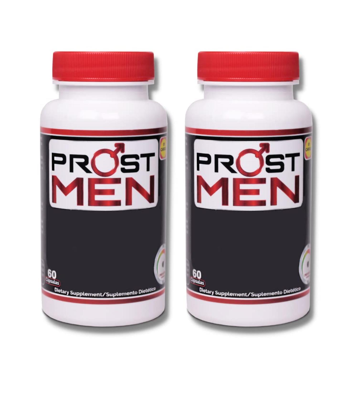 PROSTMEN Prostate Supplement Capsules - Prostate Support - Urinary Frequency - Quality Sleep - Energy & Vitality - Saw Palmetto - Sting Nettle - Pack of 2-120 Caps - Buy Online on GoSupps.com