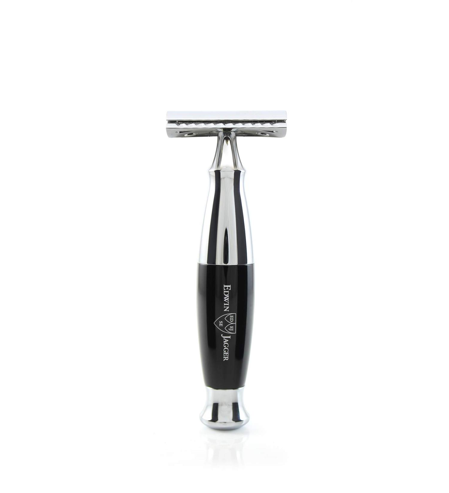 Edwin Jagger 36 Series Classic Safety Razor | Ebony Imitation Handle | International Shipping - Buy Online on GoSupps.com