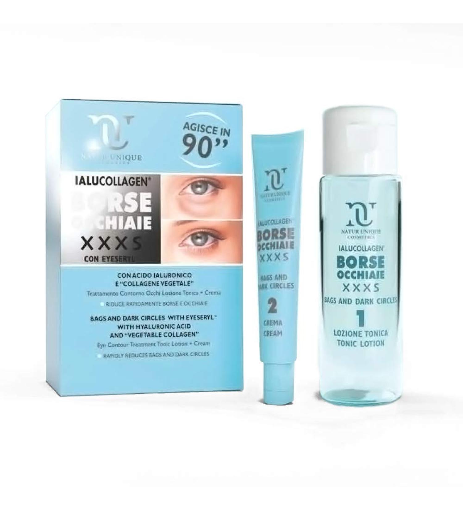 Natur Unique Ialucollagen Glasses Bag XXXS - Effective treatment against bags and glasses for men and women in just 90 seconds. Teaser effect lasts for 8 hours. - Buy Online on GoSupps.com