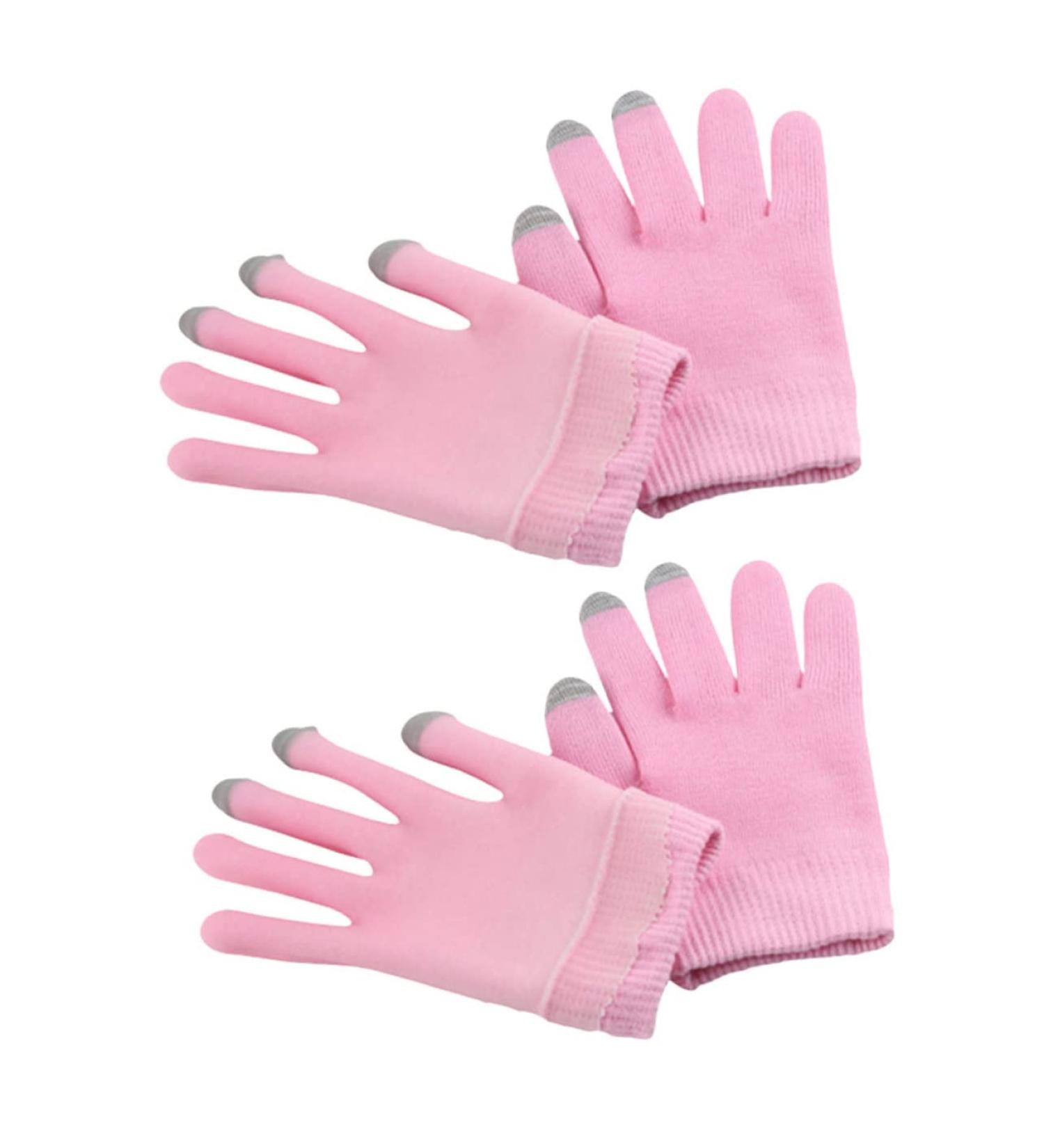 Beatifufu 2 Pairs Moisturizing Gloves Hands Spa Moisturizing Cover Gels Gloves Hands Care Mittens Dry Hands Moisturizing Spa Gloves Womens Glives Polyester Leather Gloves Miss Screen - Buy Online on GoSupps.com