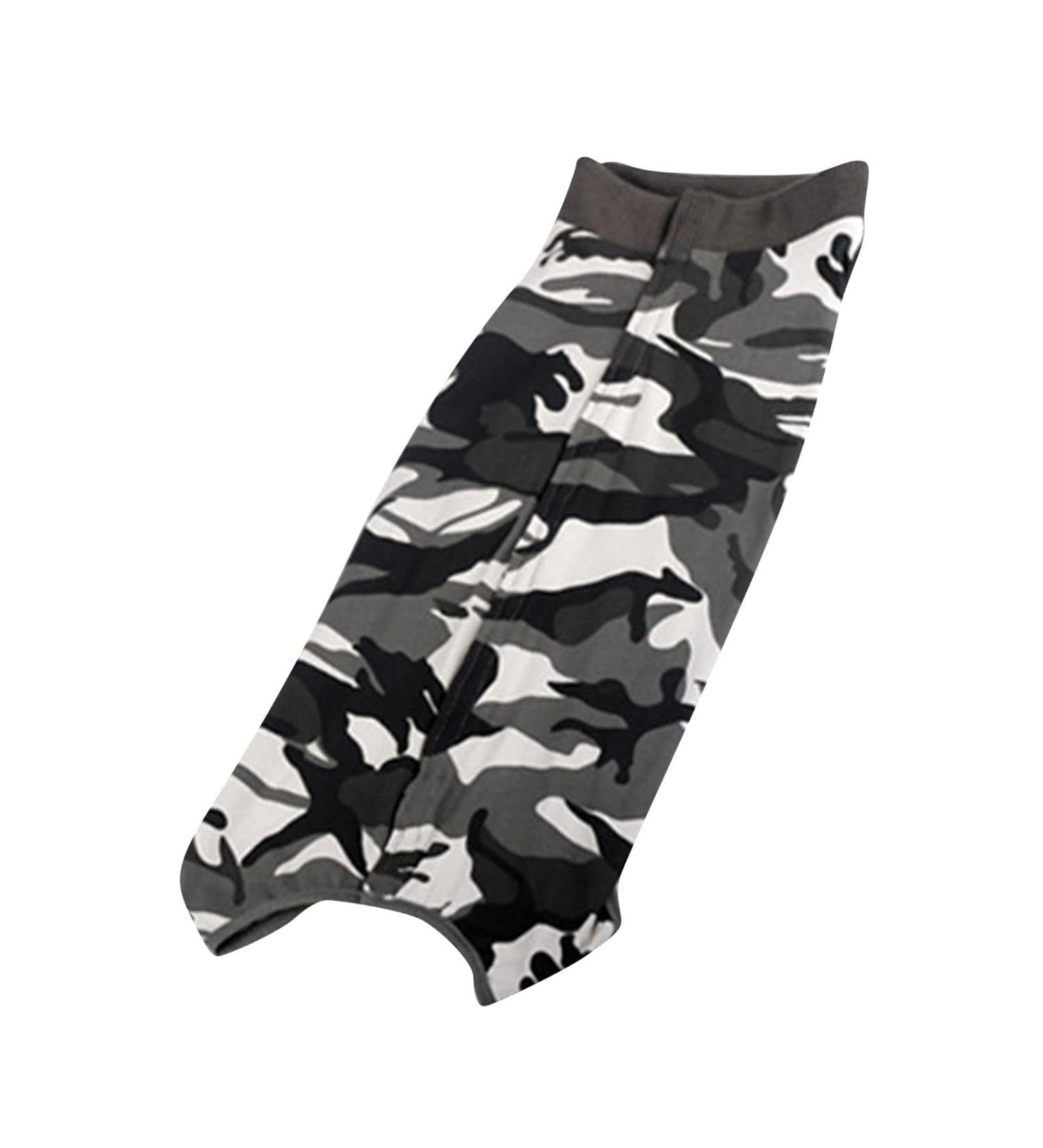 Luxury Dog Surgical Recovery Coat | Post-Op Vest for Male & Female Dogs | Cuddly Camouflage Sweater for Abdominal Wounds - Size M - Buy Online on GoSupps.com