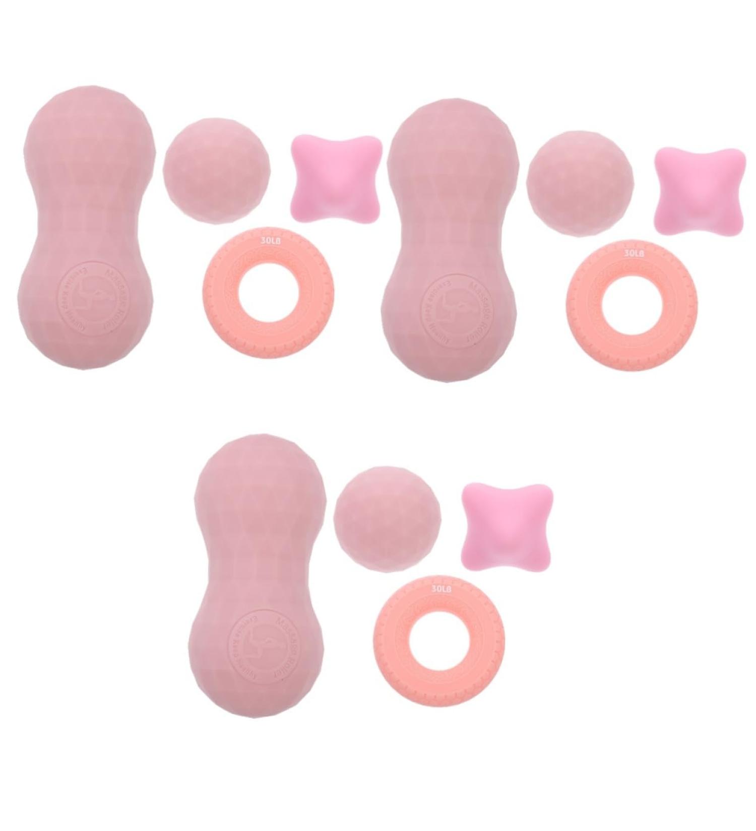 Healeved 12 Stk Fasciaball Double Lacrosse Massage Balls for Deep Tissue Therapy - Handheld Yoga & Muscle Trigger Point Relief - Buy Online on GoSupps.com