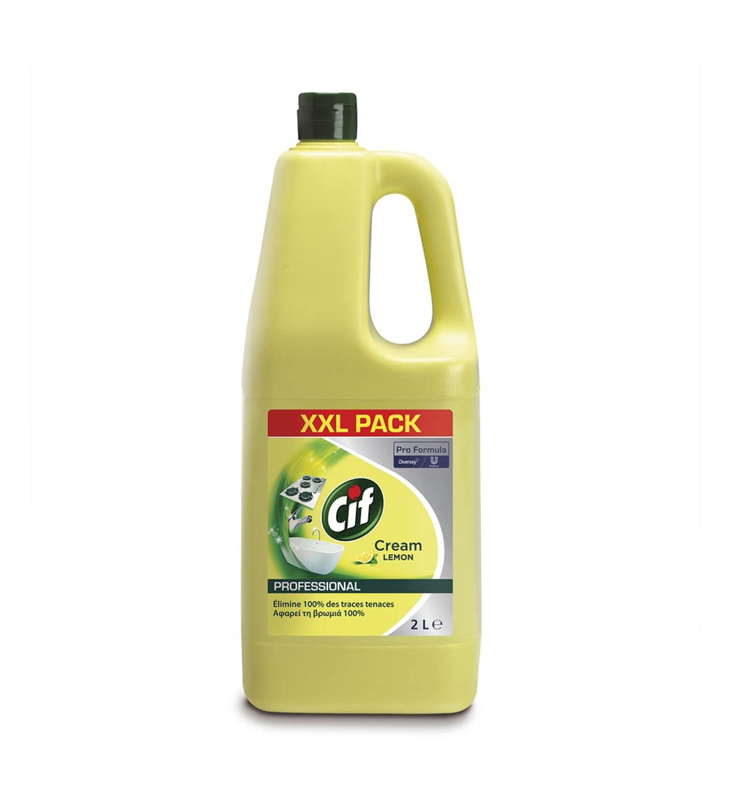 Cif Professionel Cleansing Cream Lemon Fragrance 2L - Buy Online on GoSupps.com