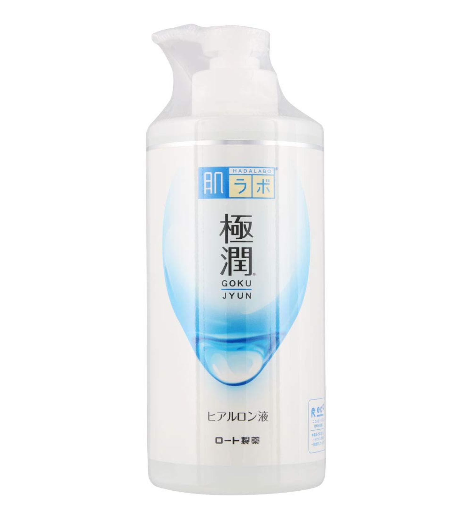 Hada Labo Gokujun Hyaluronic Lotion Moist Pump 13.5 fl. oz. - 400ml (Pack of 1) | Hydrating Facial Toner - Buy Online on GoSupps.com