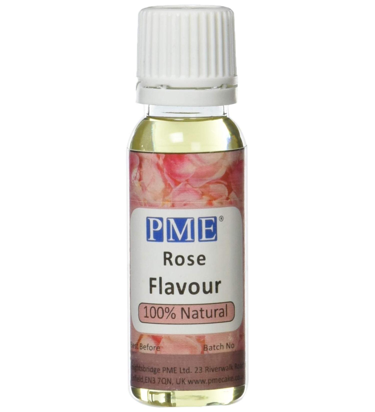 PME 100% Natural Rose Aroma - Premium 25ml Essential Oil for Baking & Aromatherapy - Buy Online on GoSupps.com